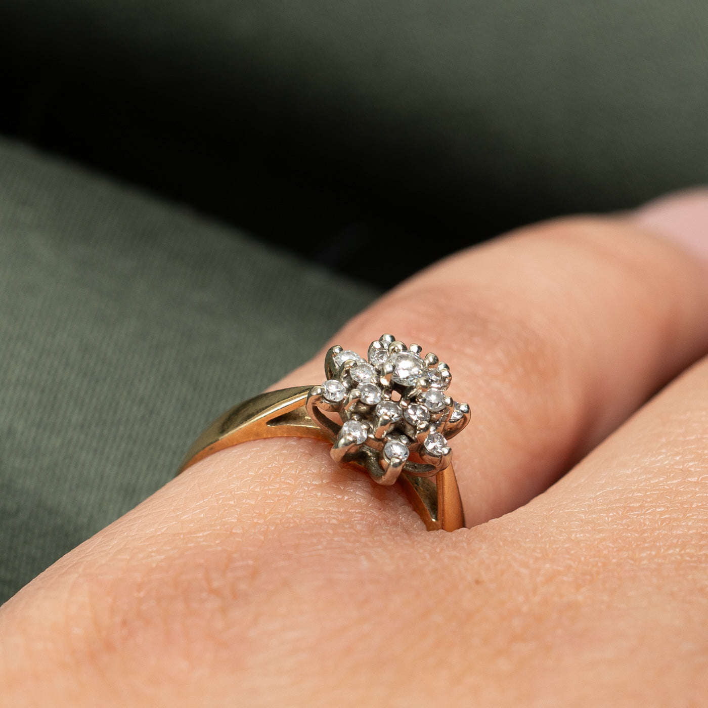 Diamond Cluster Ring | 0.30ctw | SZ 5.5