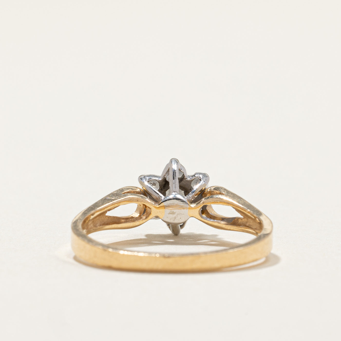 Diamond Cluster Petal Ring | 0.24ctw | SZ 5.75
