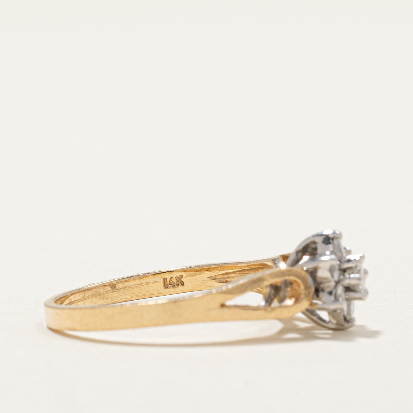Diamond Cluster Petal Ring | 0.24ctw | SZ 5.75