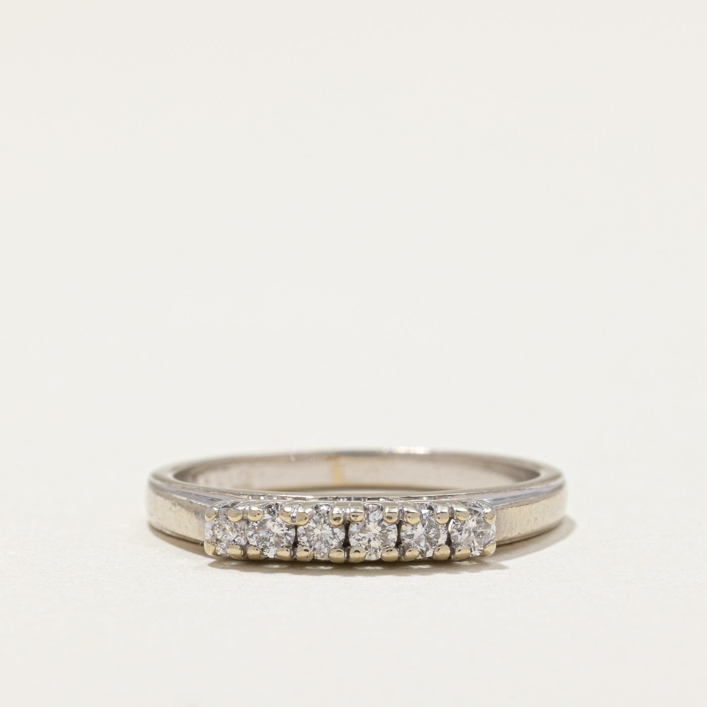 Semi Eternity Wedding Ring | 0.24ctw | SZ 6.5