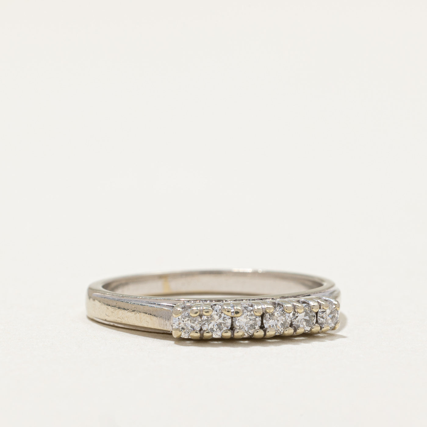 Semi Eternity Wedding Ring | 0.24ctw | SZ 6.5