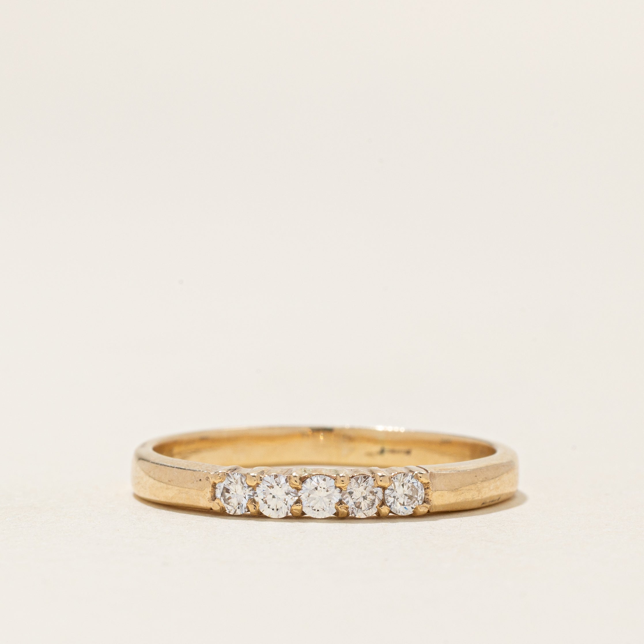 Five Stone Diamond Band | 0.25ctw | SZ 9.0 |