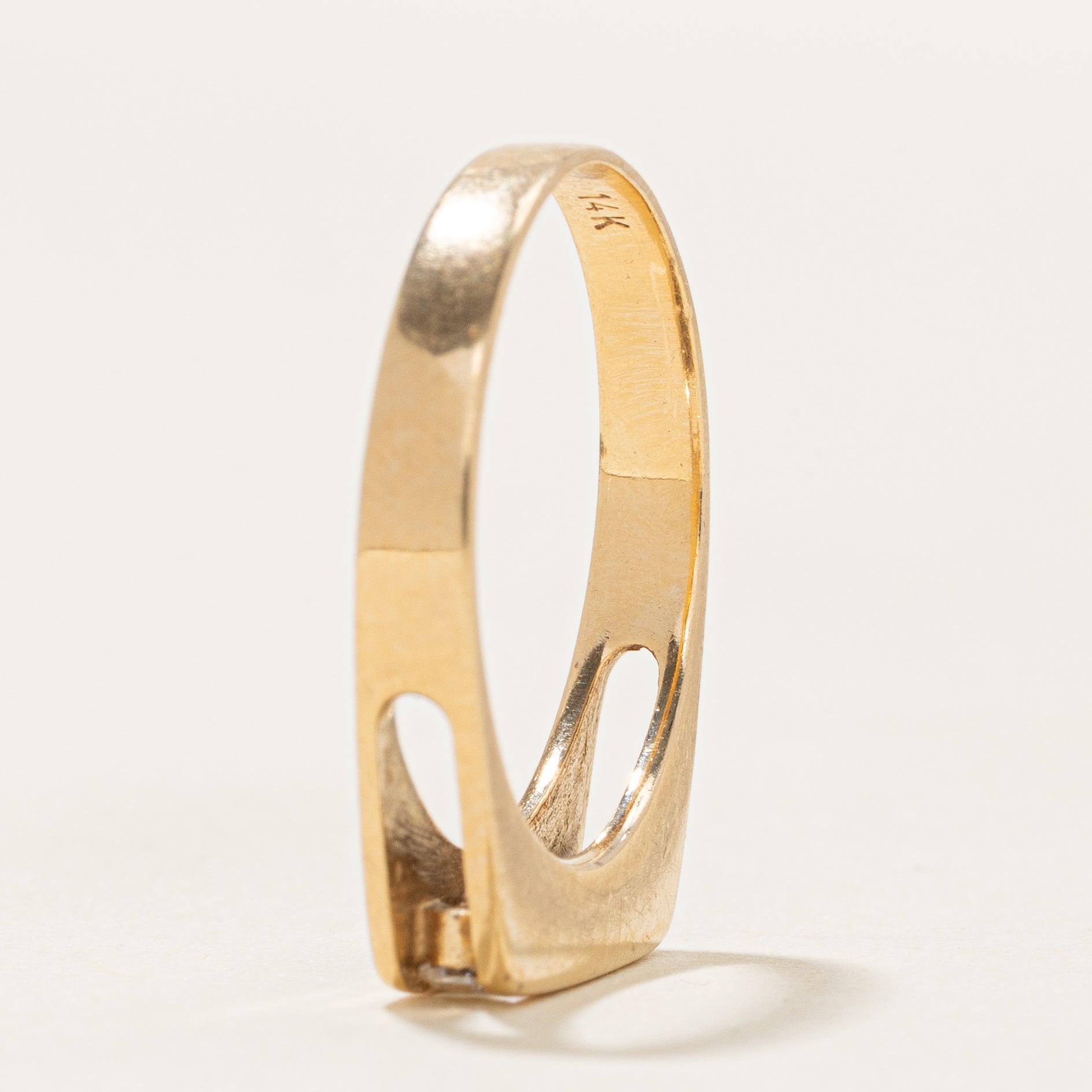 Channel Set Four Stone Diamond Band | 0.1ctw | SZ 6.0 |