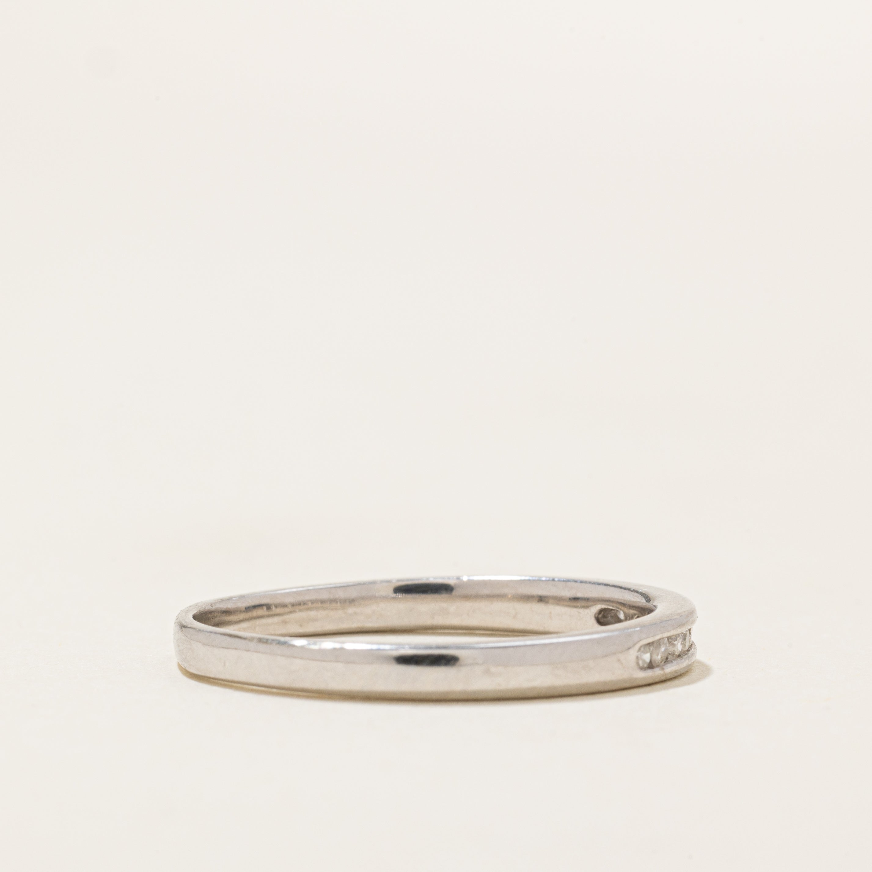 Channel Set Diamond Band | 0.1ctw | SZ 9.5 |