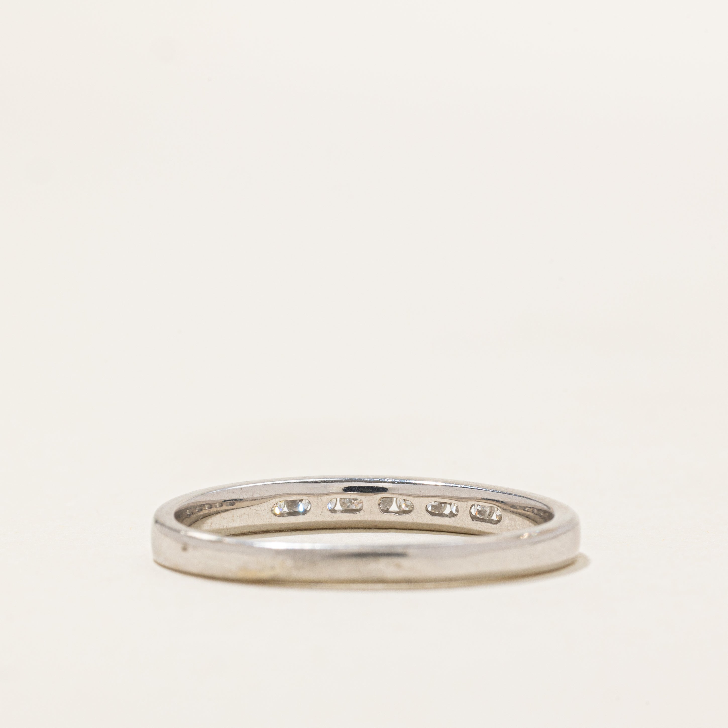 Channel Set Diamond Band | 0.1ctw | SZ 9.5 |