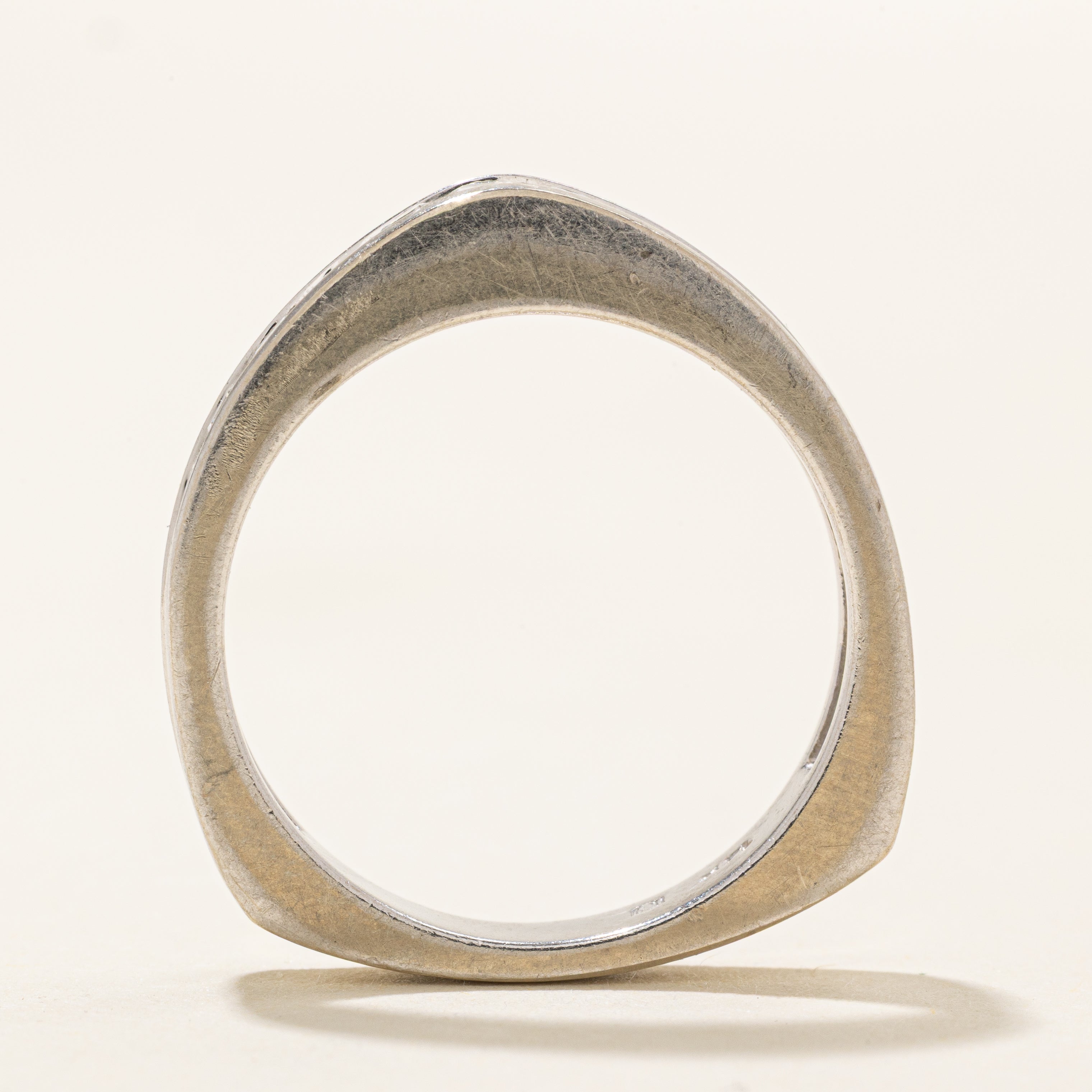 Alliance demi-éternité sertie de diamants | 0,33 ct | Taille 7,0 |