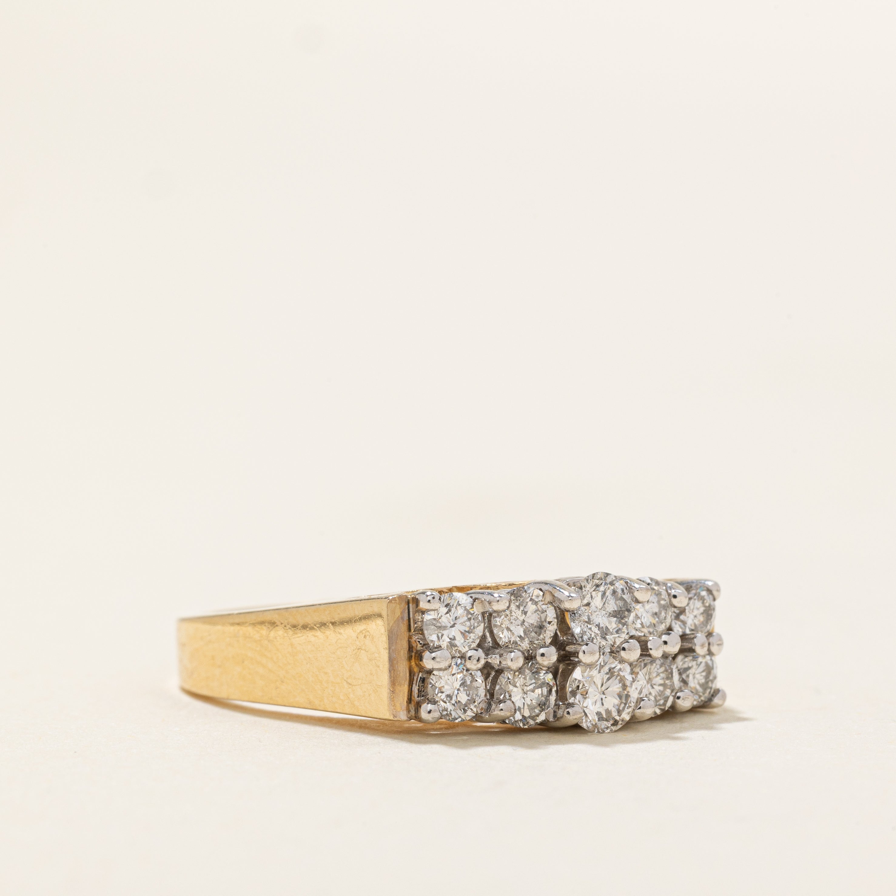 Double Row Diamond Ring | 0.5ctw | SZ 6.25 |