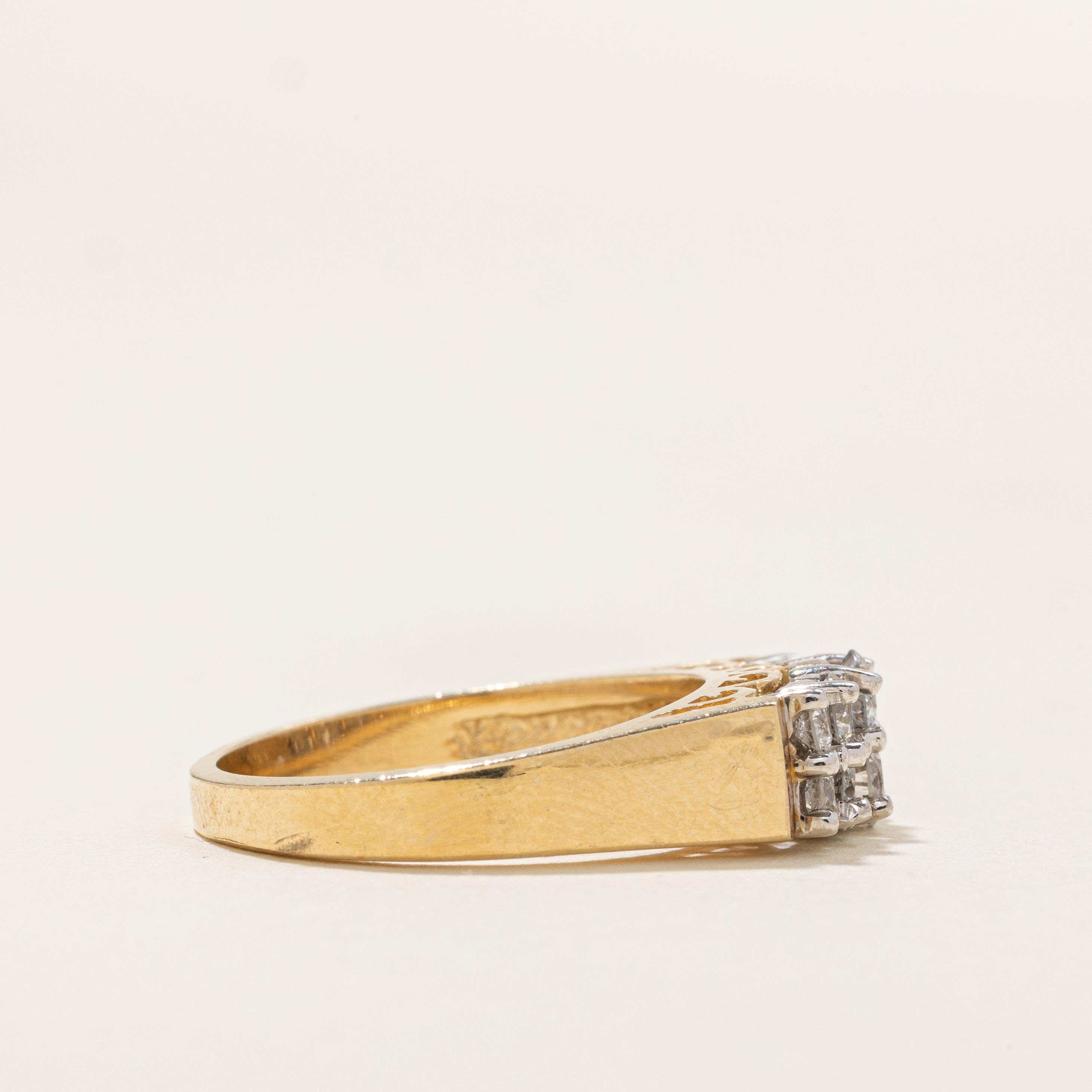 Double Row Diamond Ring | 0.5ctw | SZ 6.25 |