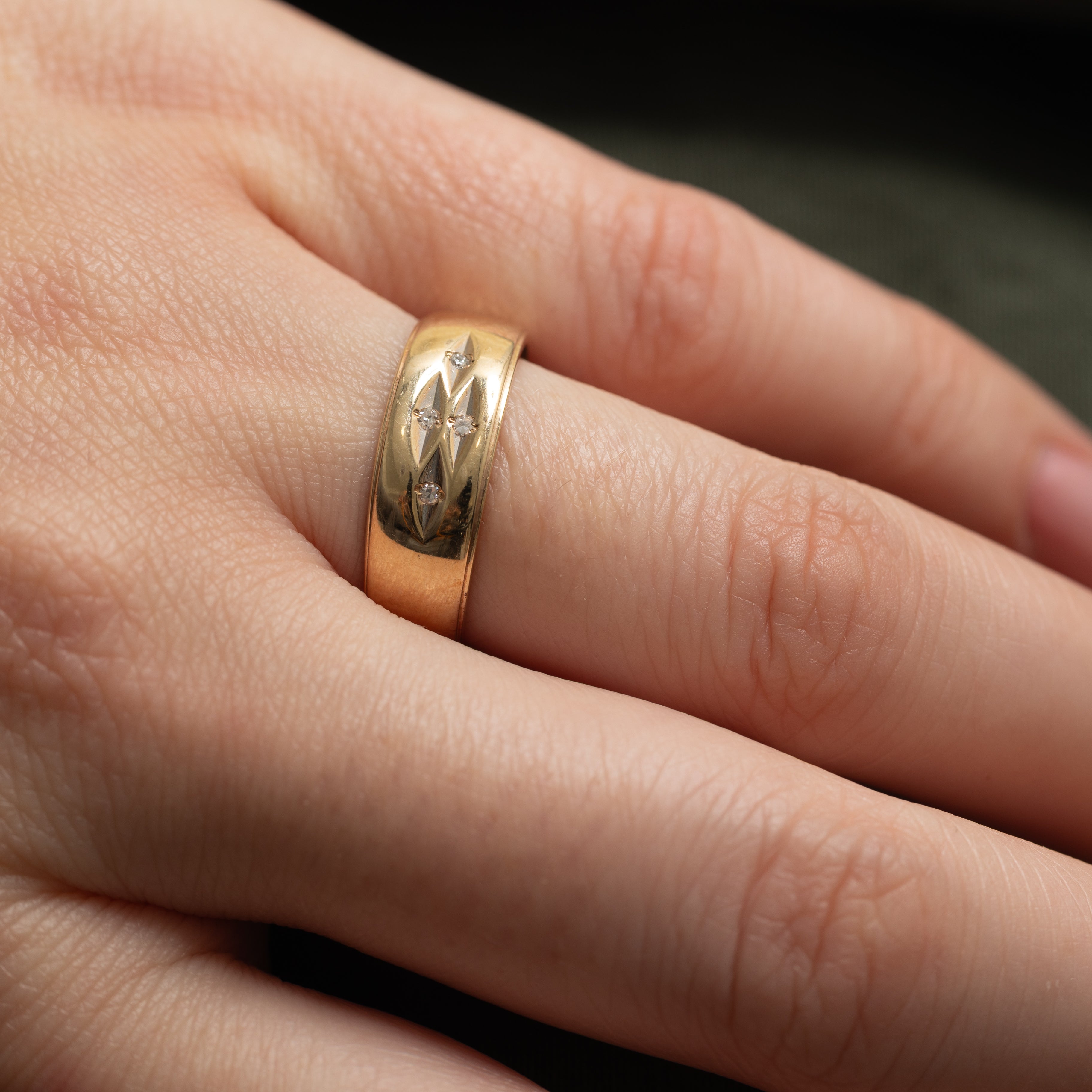 Diamond Accent Band | 0.02ctw | SZ 7.5 |