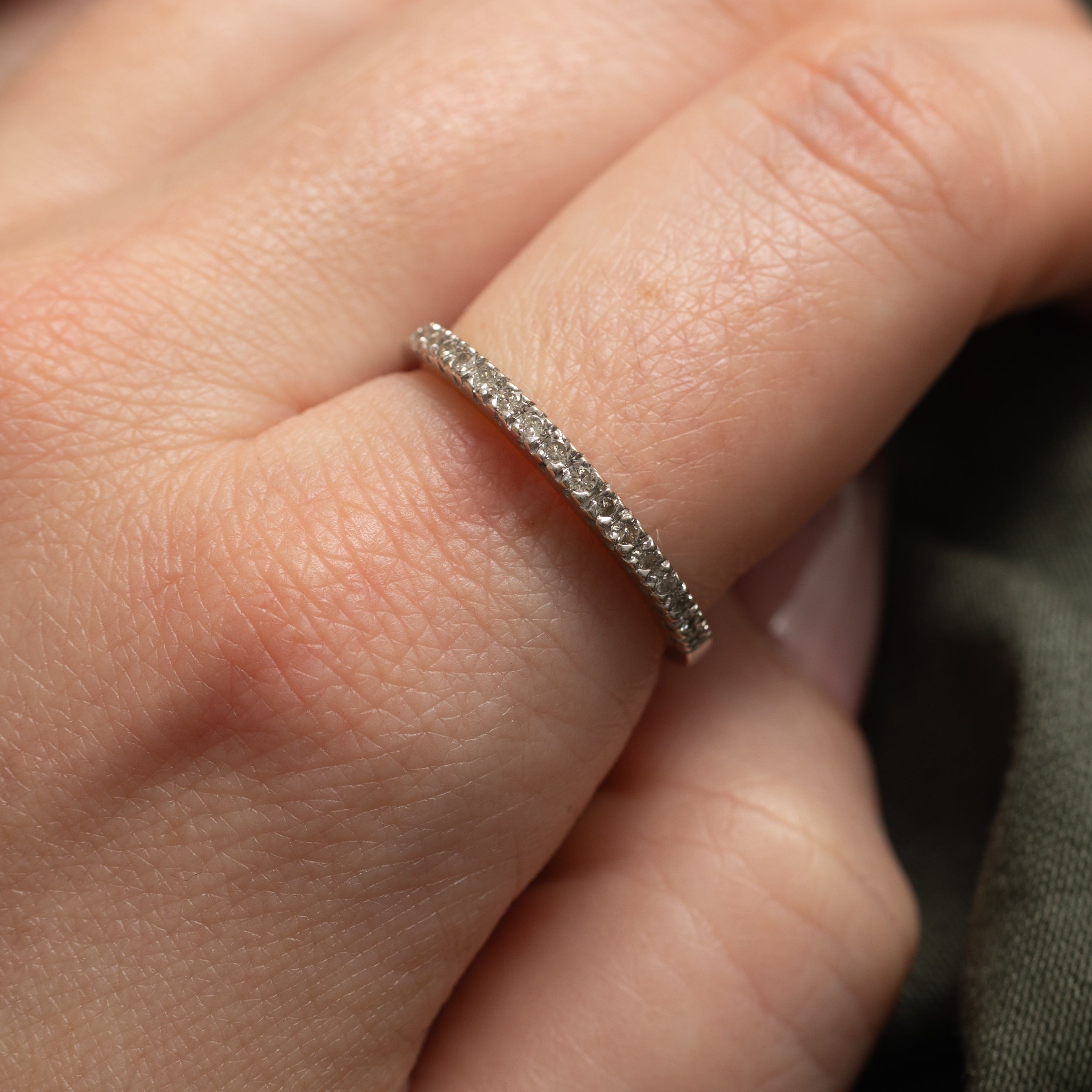 Semi Eternity Diamond Band | 0.16ctw | SZ 8.5 |