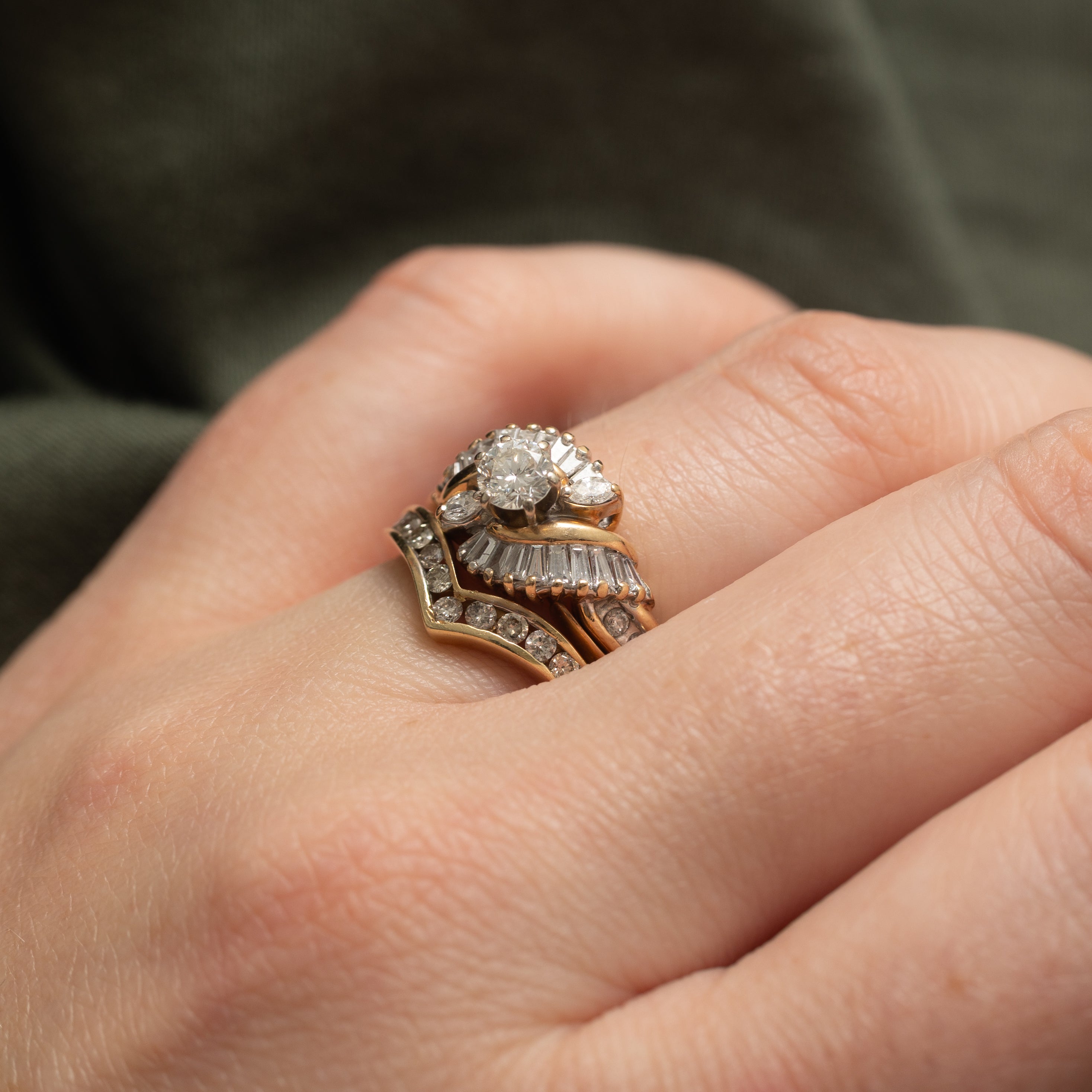 Alliance sertie de diamants | 1,18 ct | Taille 6,0 |