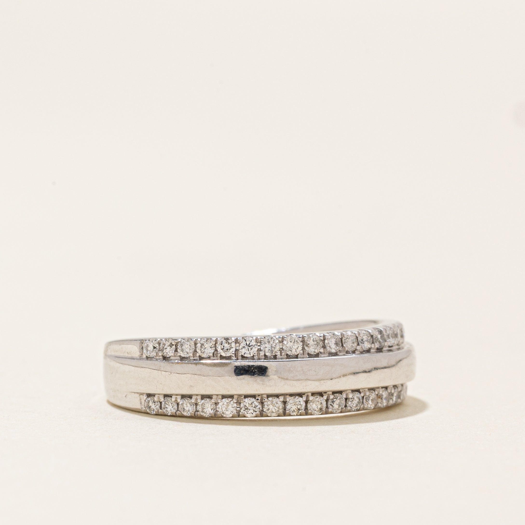 Semi Eternity Diamond Edged Band | 0.2ctw | SZ 5.0 |