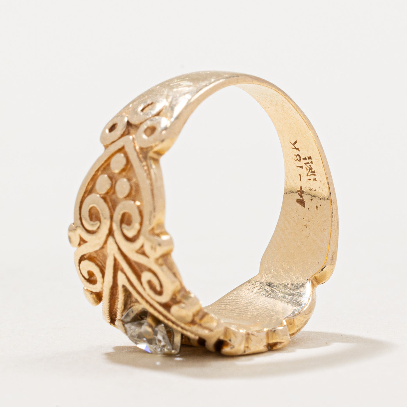 Ornate Diamond Ring | 0.19ct | SZ 5 |