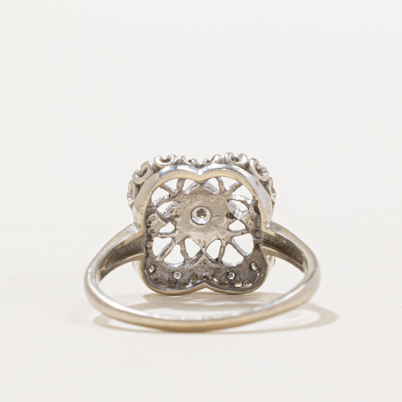 Diamond Lattice Ring | 0.15ctw | SZ 8.5 |