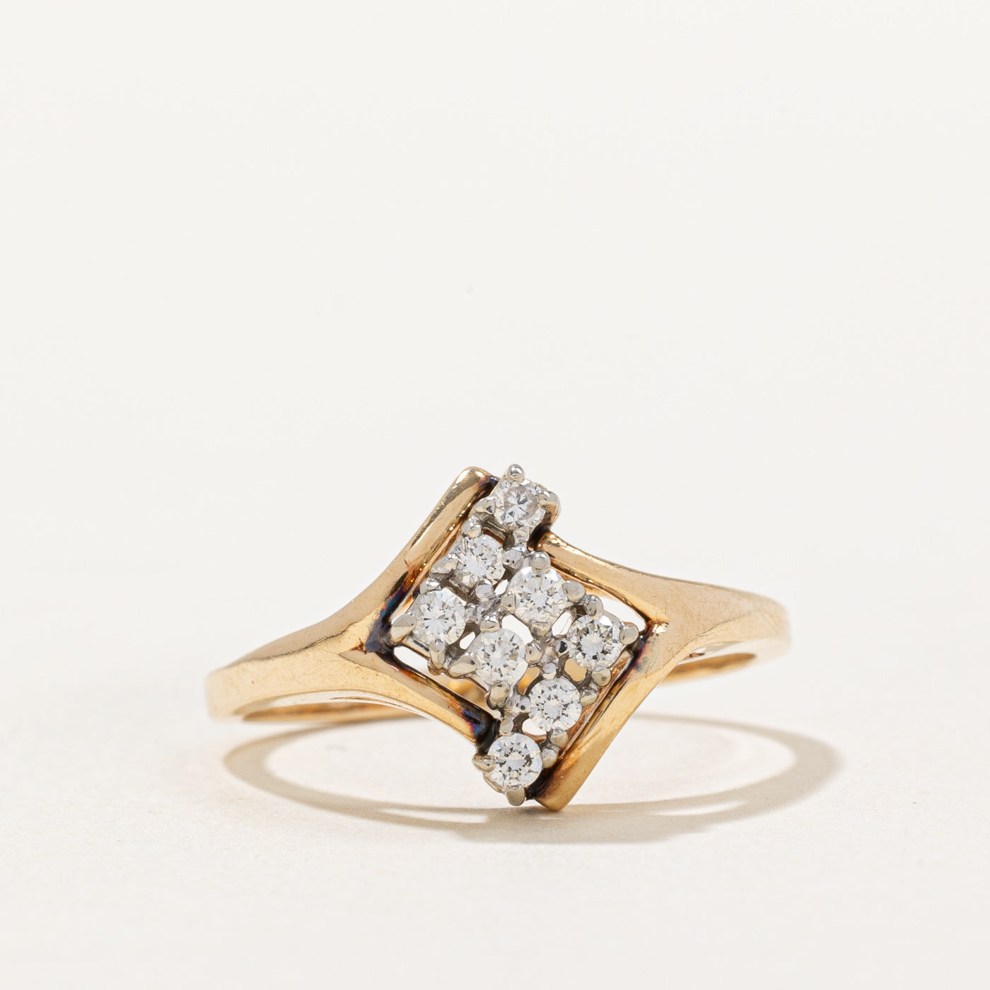 Diamond Cluster Ring | 0.24ctw | SZ 9 |