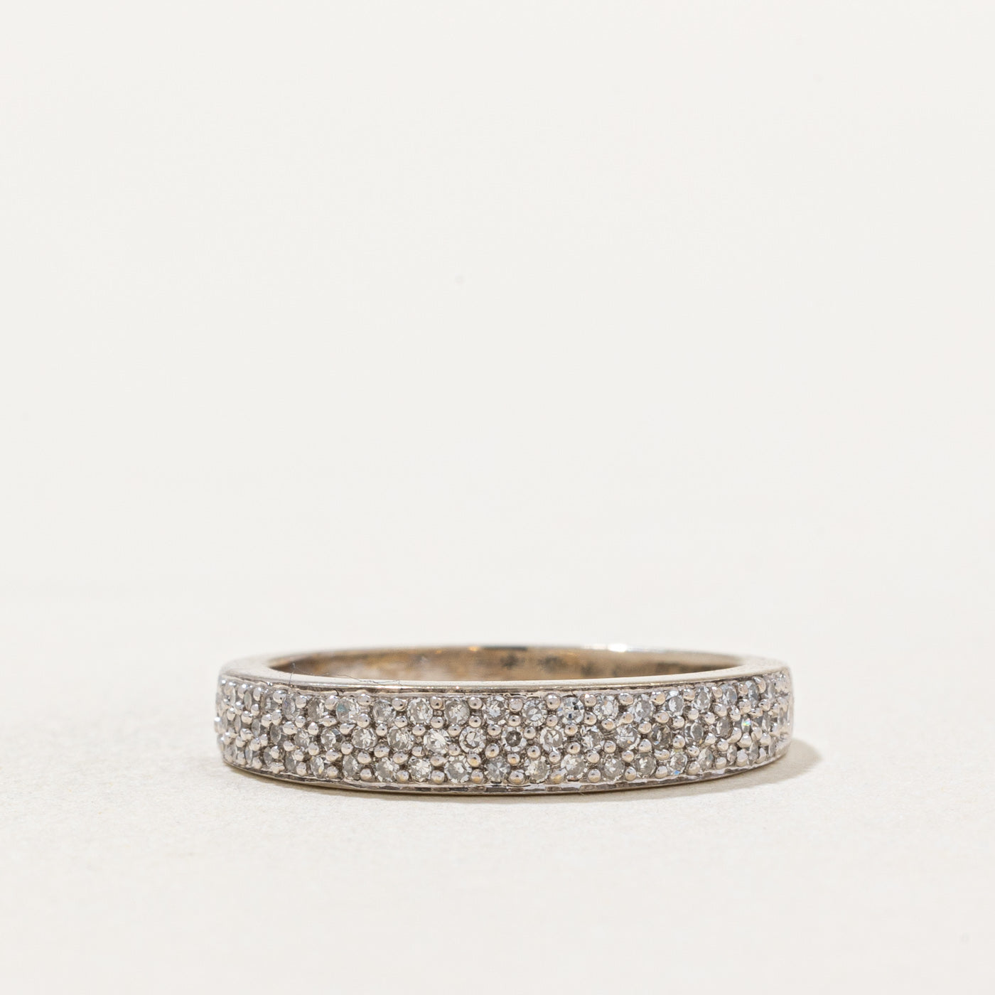 Pave Set Diamond Band | 0.24ctw | SZ 5.25 |