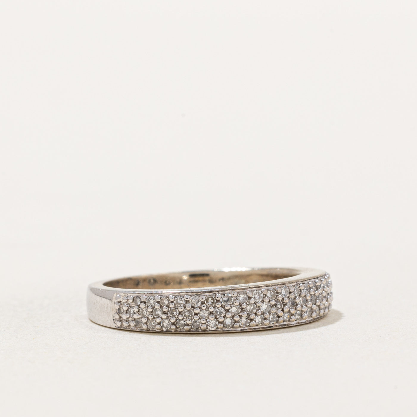 Pave Set Diamond Band | 0.24ctw | SZ 5.25 |