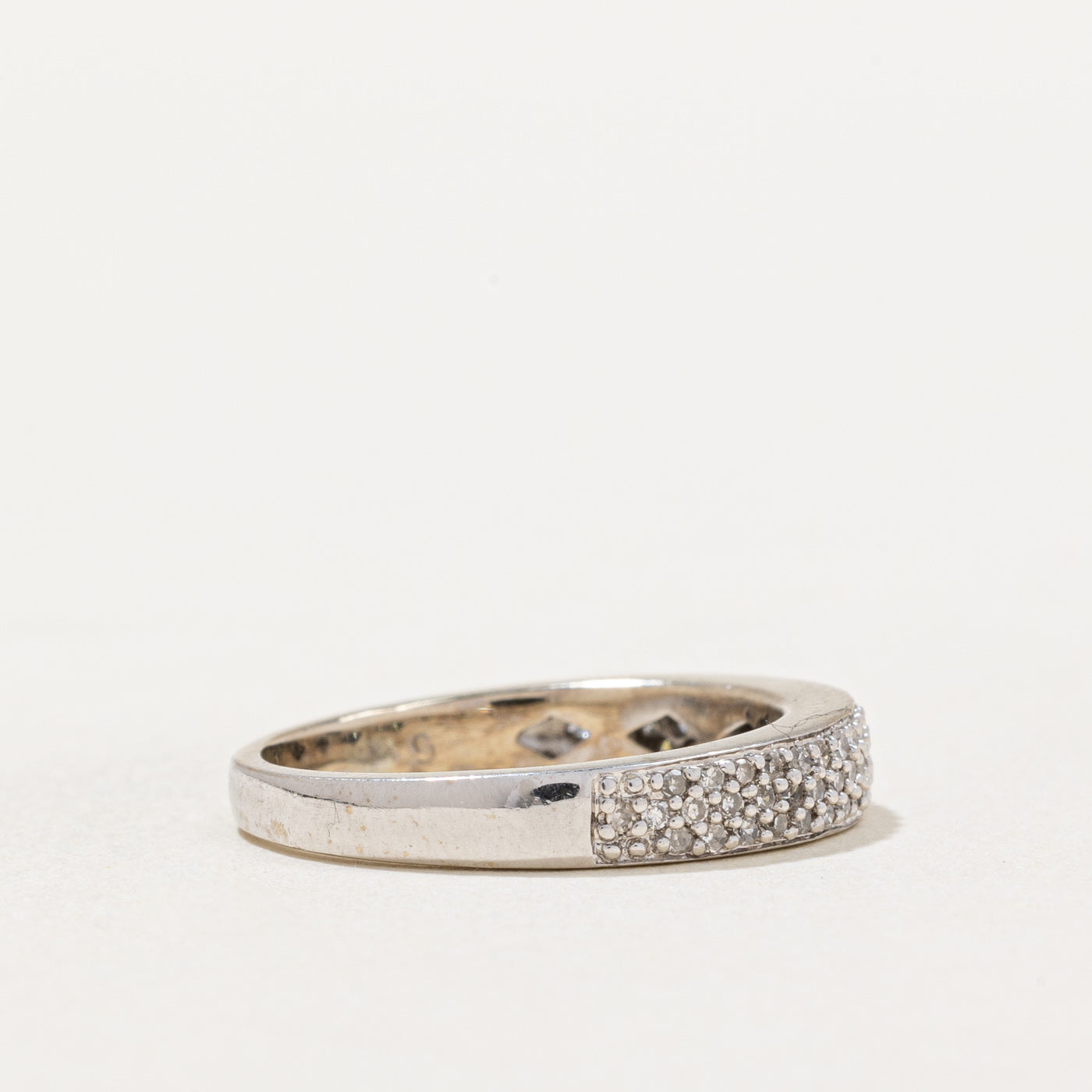 Pave Set Diamond Band | 0.24ctw | SZ 5.25 |