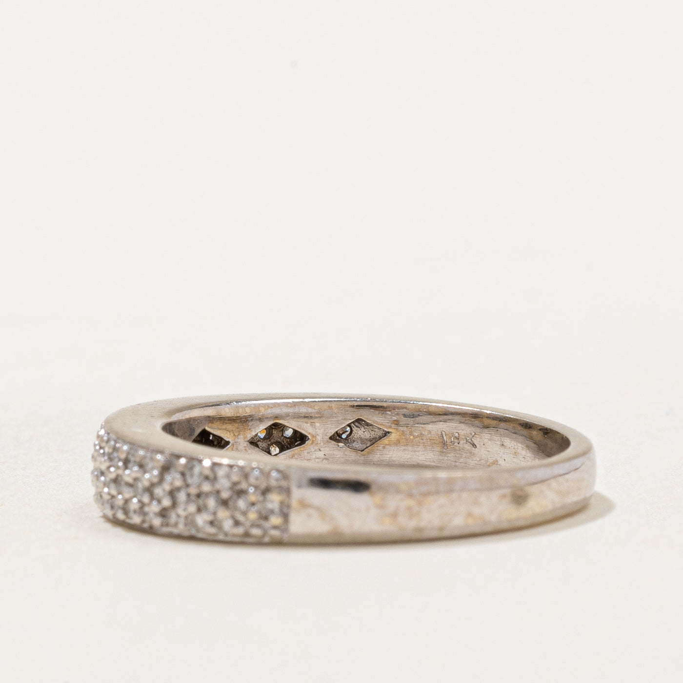 Pave Set Diamond Band | 0.24ctw | SZ 5.25 |