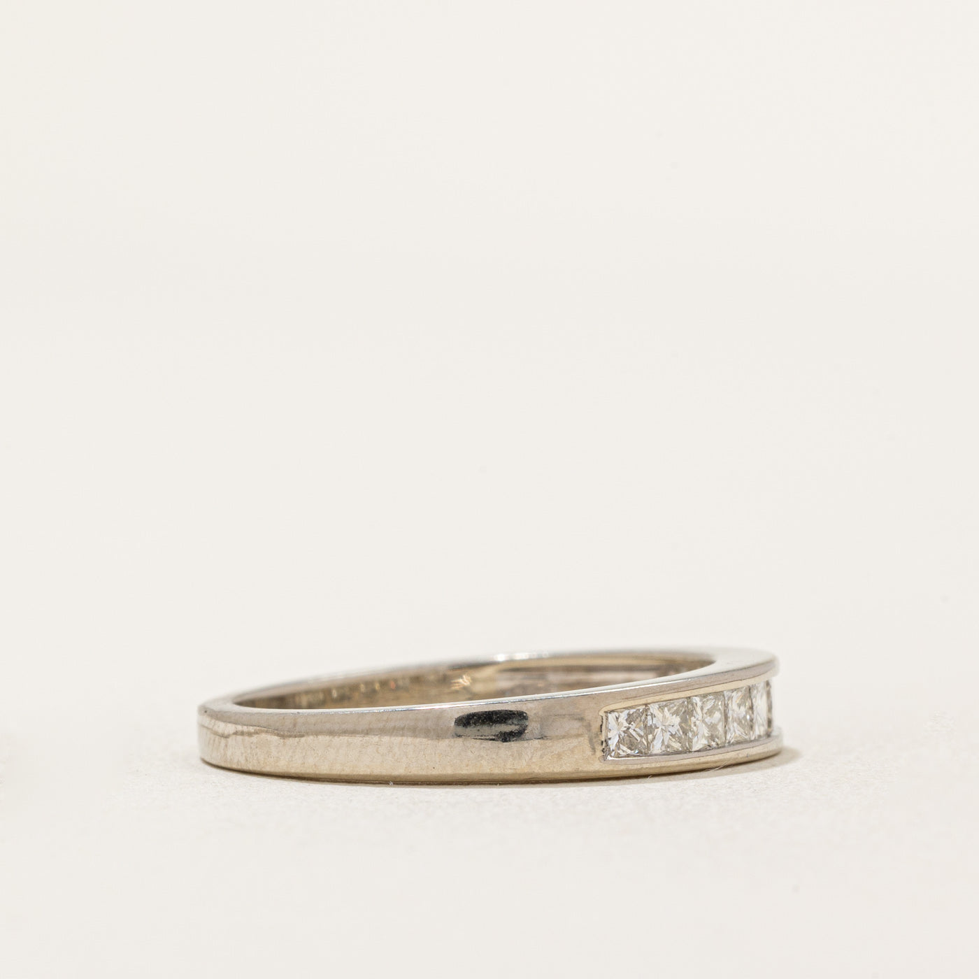 Princess Cut Semi Eternity Diamond Ring | 0.47ctw | SZ 7