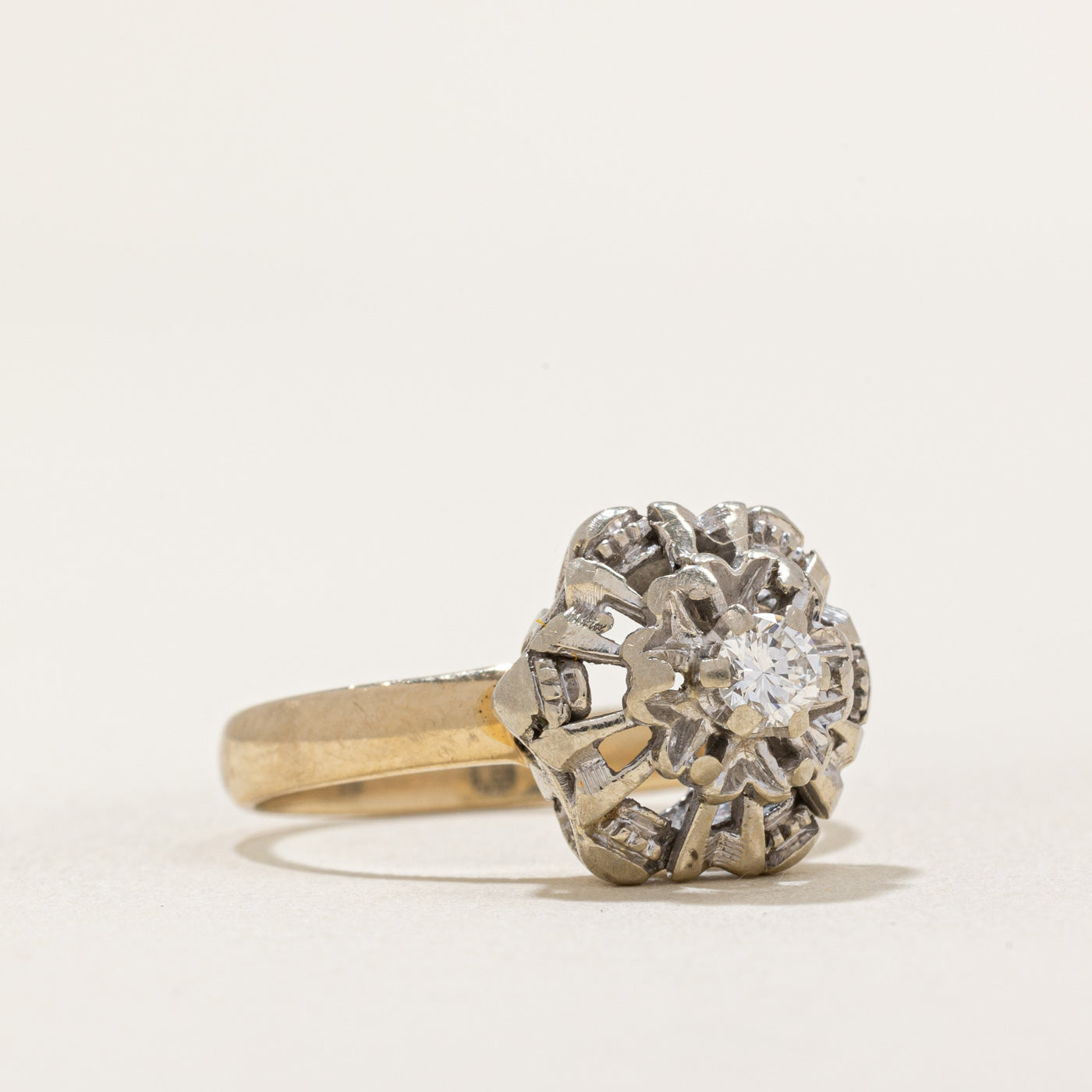 Diamond Open Dome Ring | 0.16ct | SZ 7.5