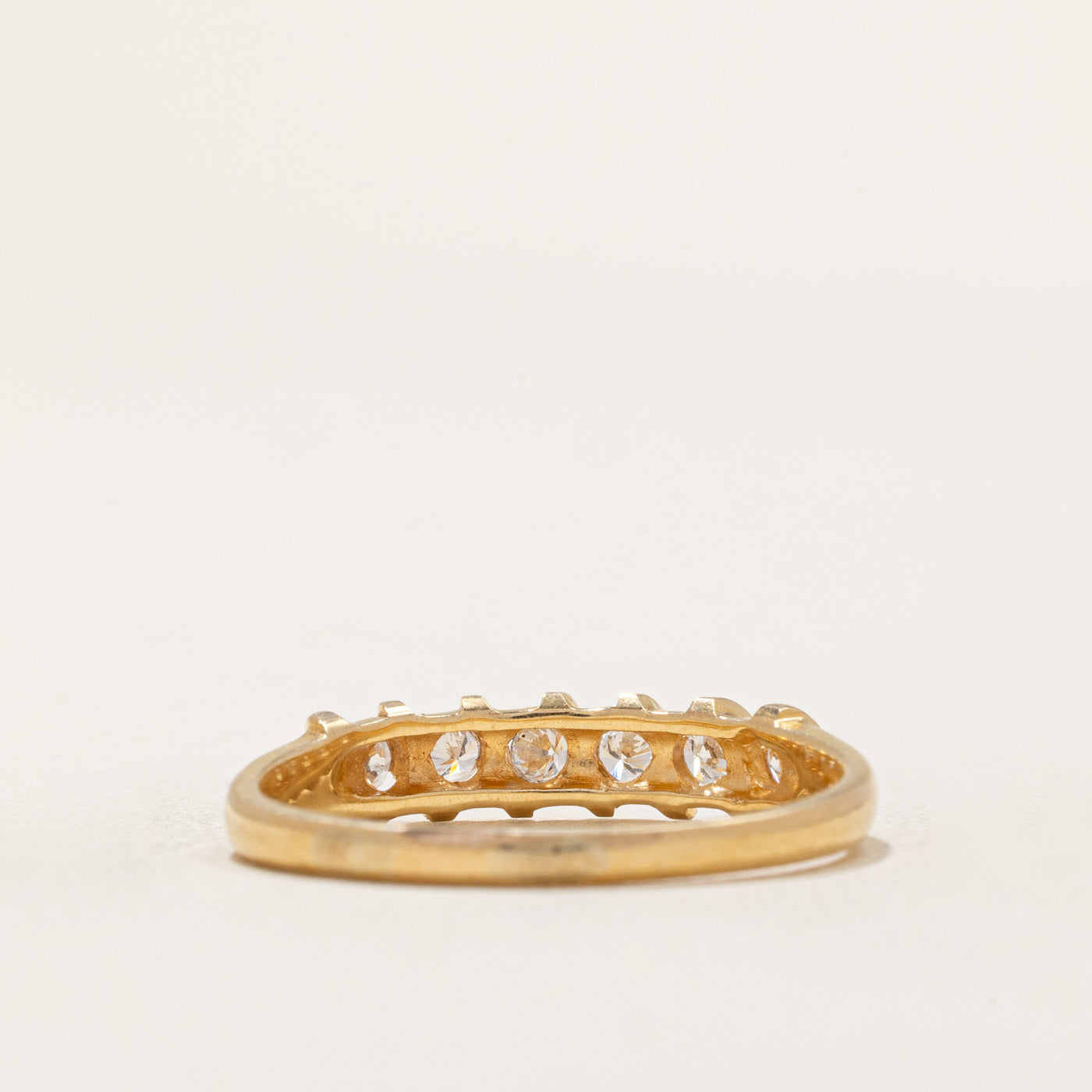 Six Stone Diamond Ring | 0.24ctw | SZ 8