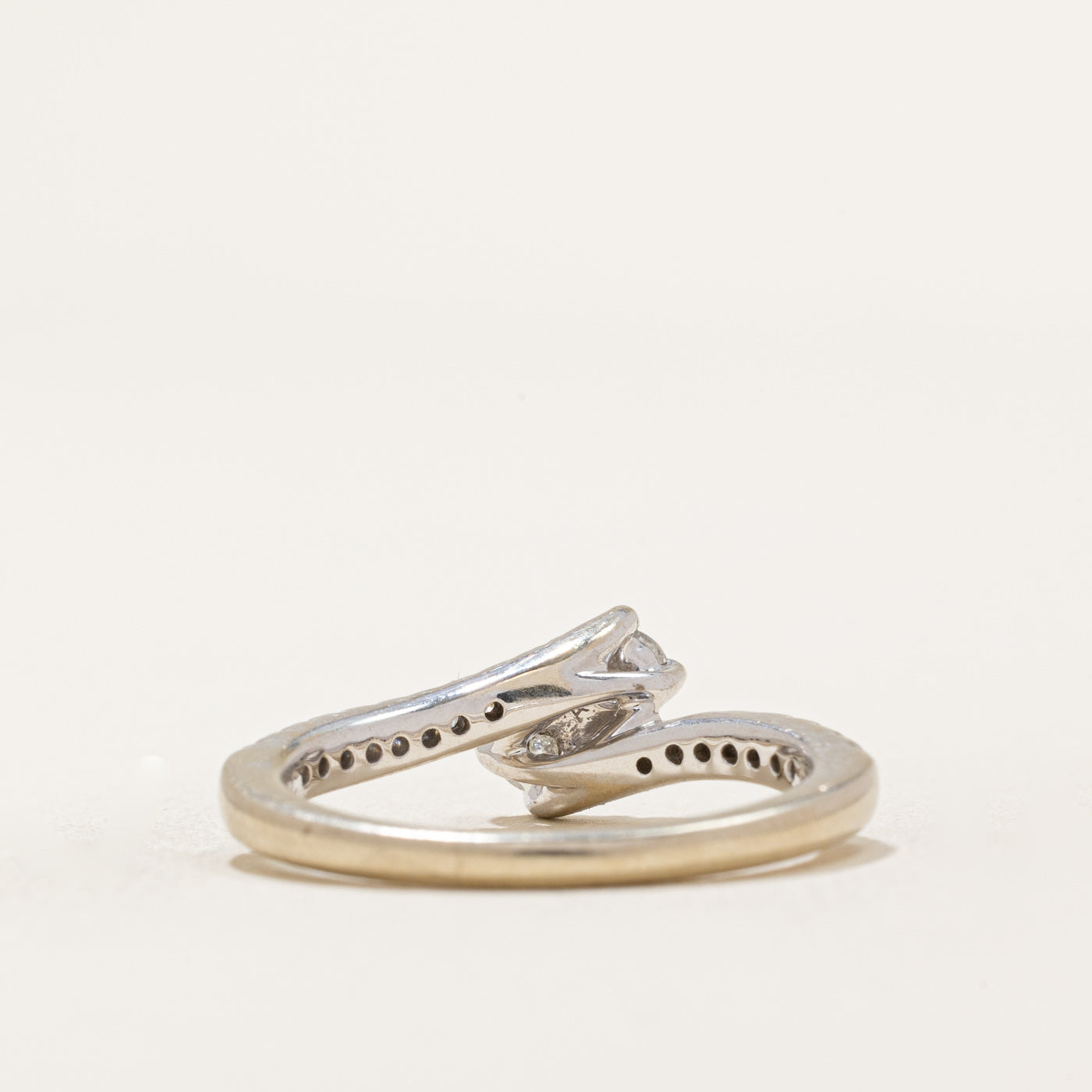 Bague Diamant Toi et Moi | 0,58ctw | Taille 7,25