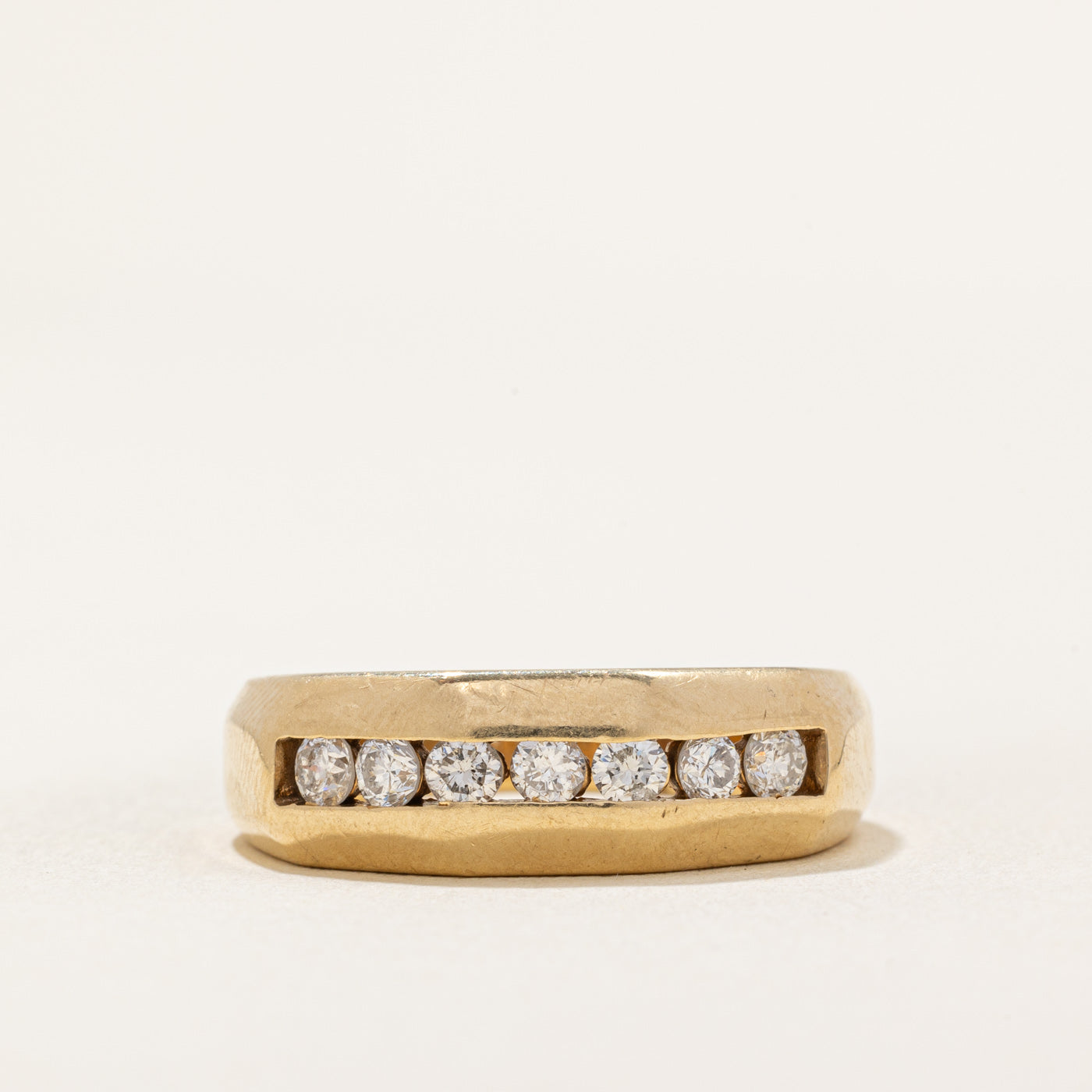 Channel Set Diamond Band | 0.44ctw | SZ 10.25
