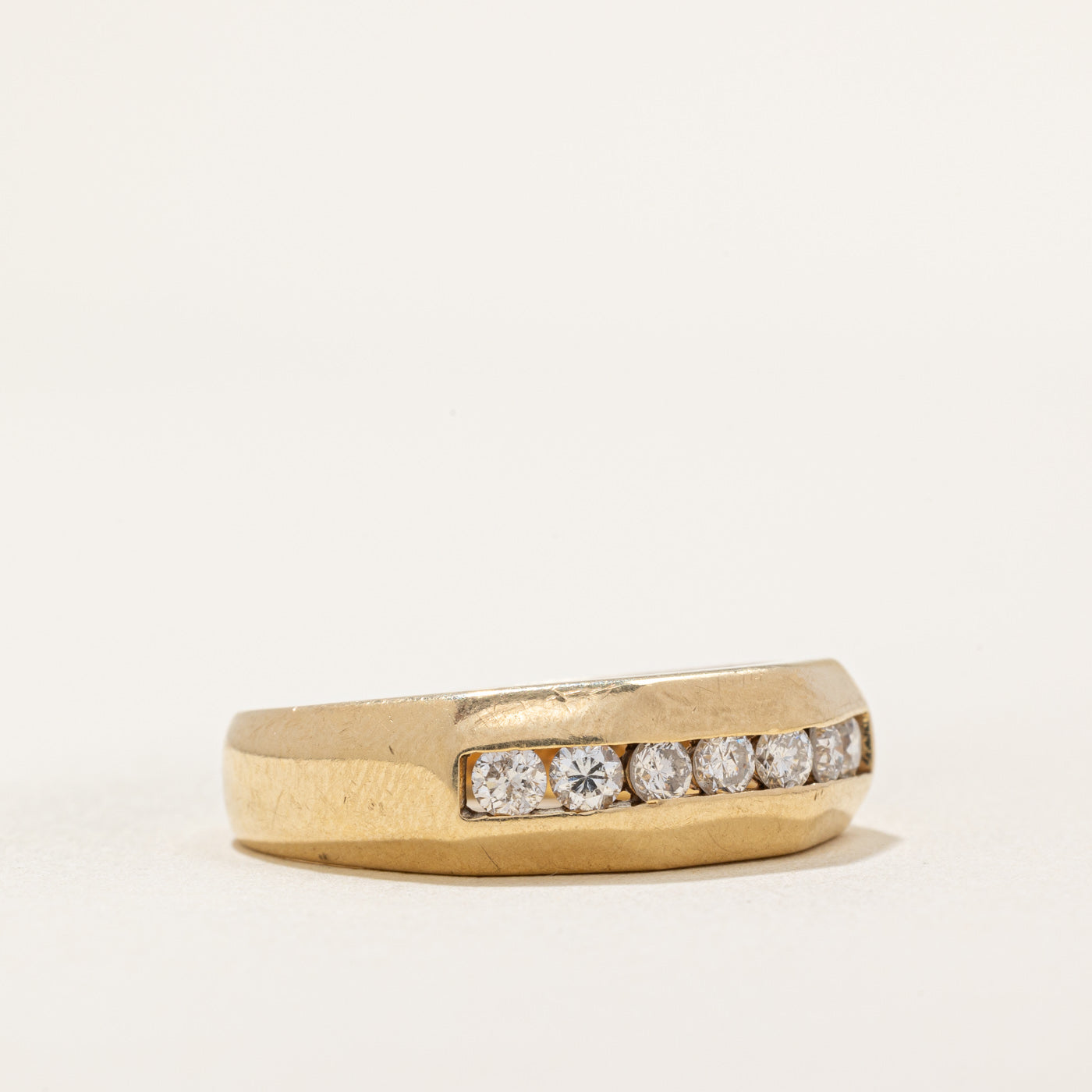 Channel Set Diamond Band | 0.44ctw | SZ 10.25