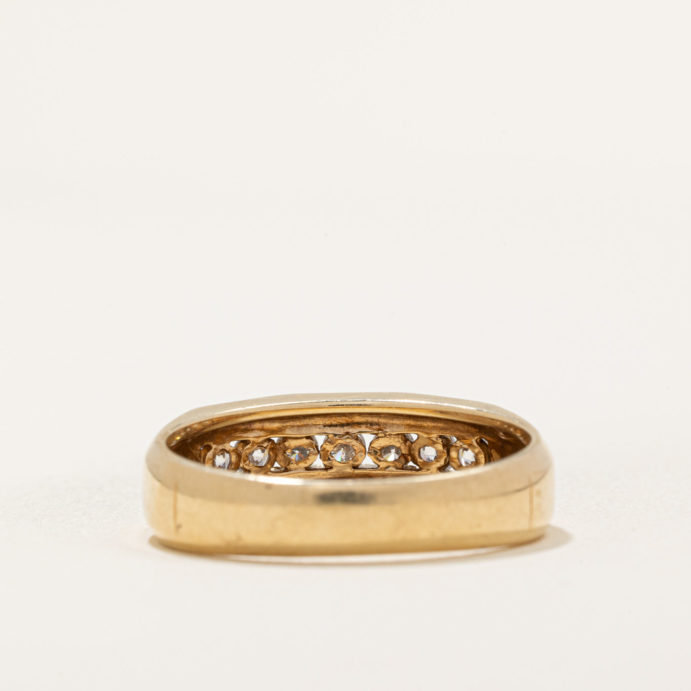 Channel Set Diamond Band | 0.44ctw | SZ 10.25