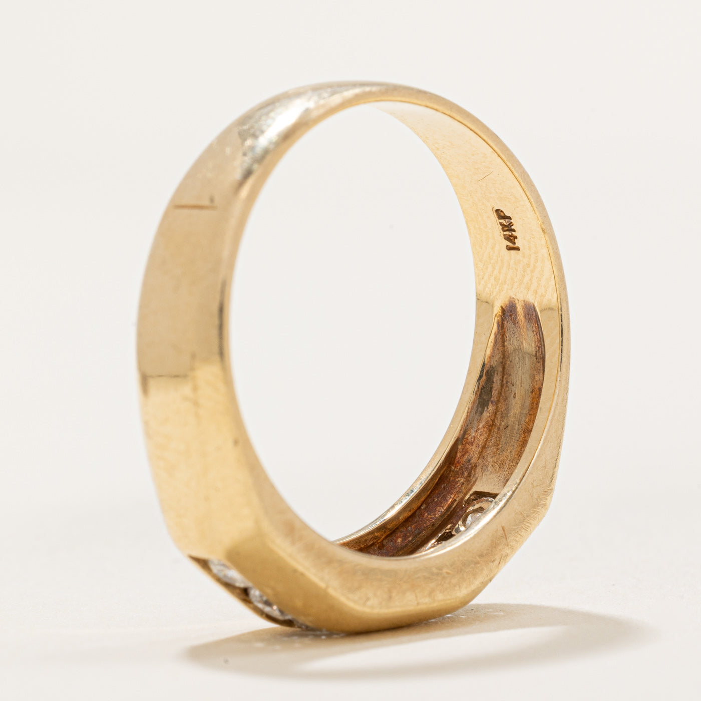 Channel Set Diamond Band | 0.44ctw | SZ 10.25