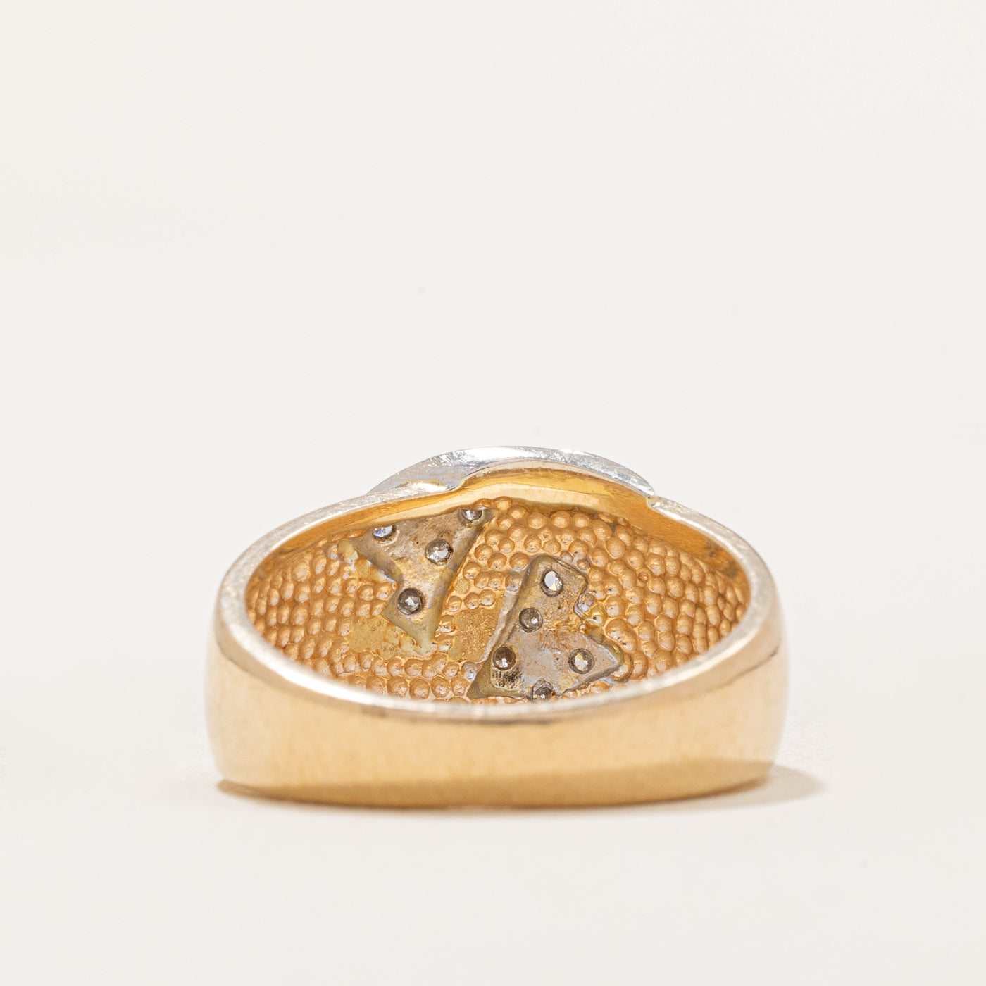 Diamond Bypass Design Ring | 0.12ctw | SZ 4.75