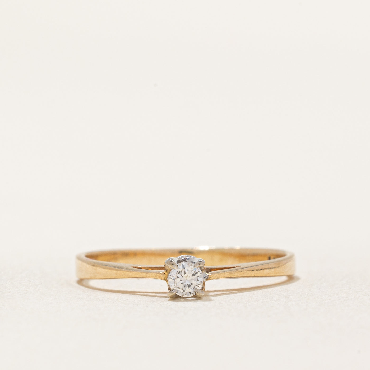 Solitaire Diamond Ring | 0.06ct | SZ 4.5
