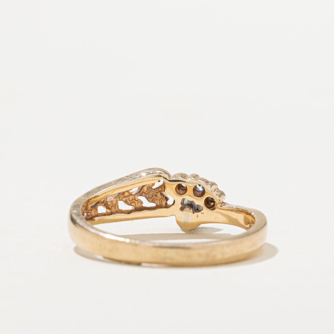 Open Work Diamond Ring | 0.13ctw | SZ 4.25