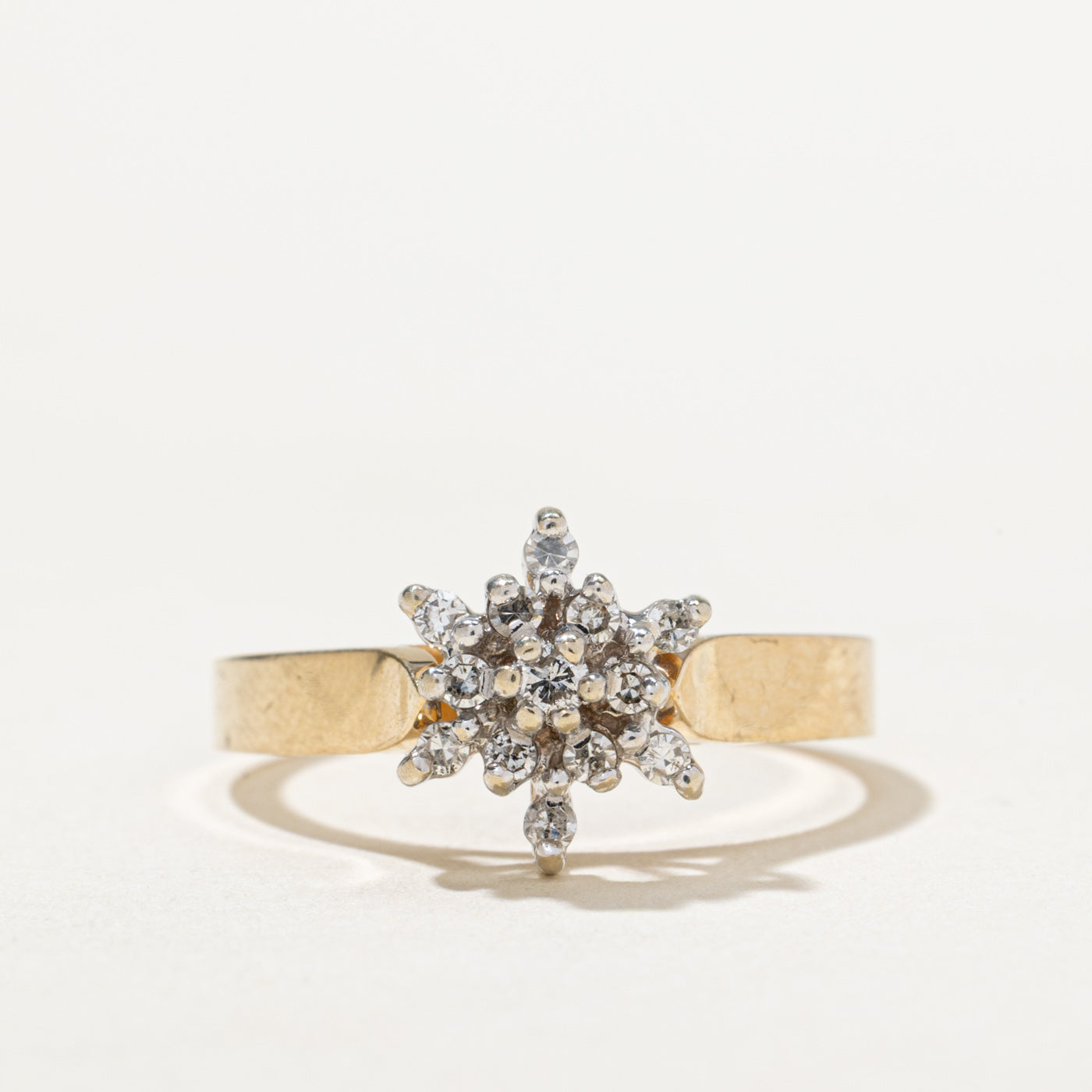 Diamond Cluster Ring | 0.20ctw | SZ 6.75