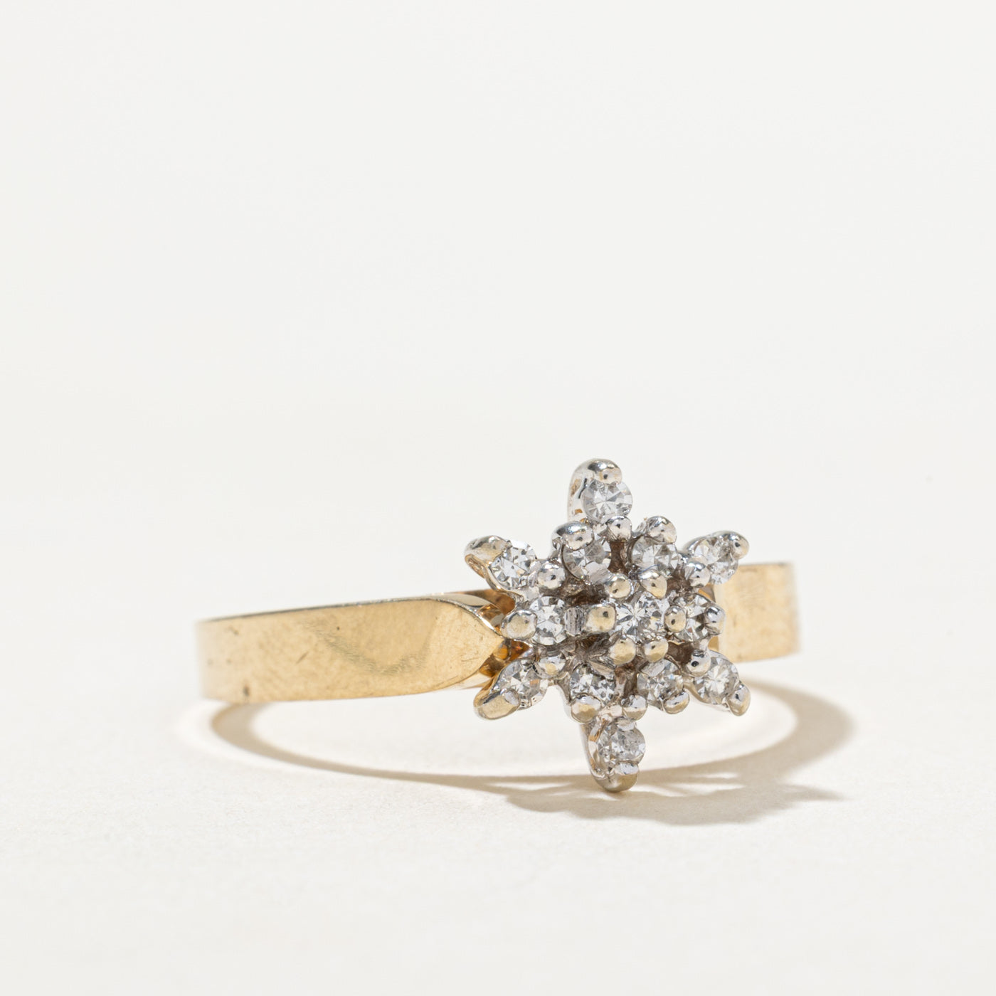 Diamond Cluster Ring | 0.20ctw | SZ 6.75