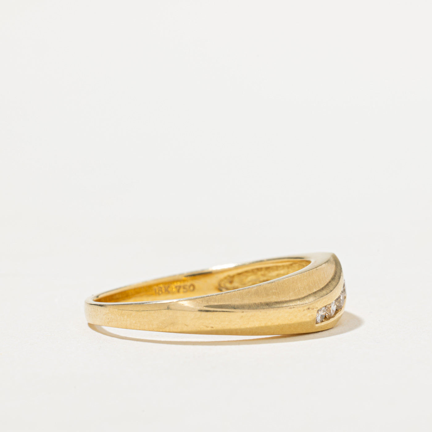 Seven Stone Diamond Wave Ring | 0.18ctw | SZ 9.75