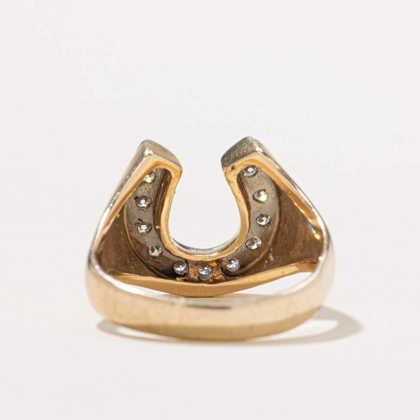 Diamond Horseshoe Ring | 0.26ctw | SZ 8.5