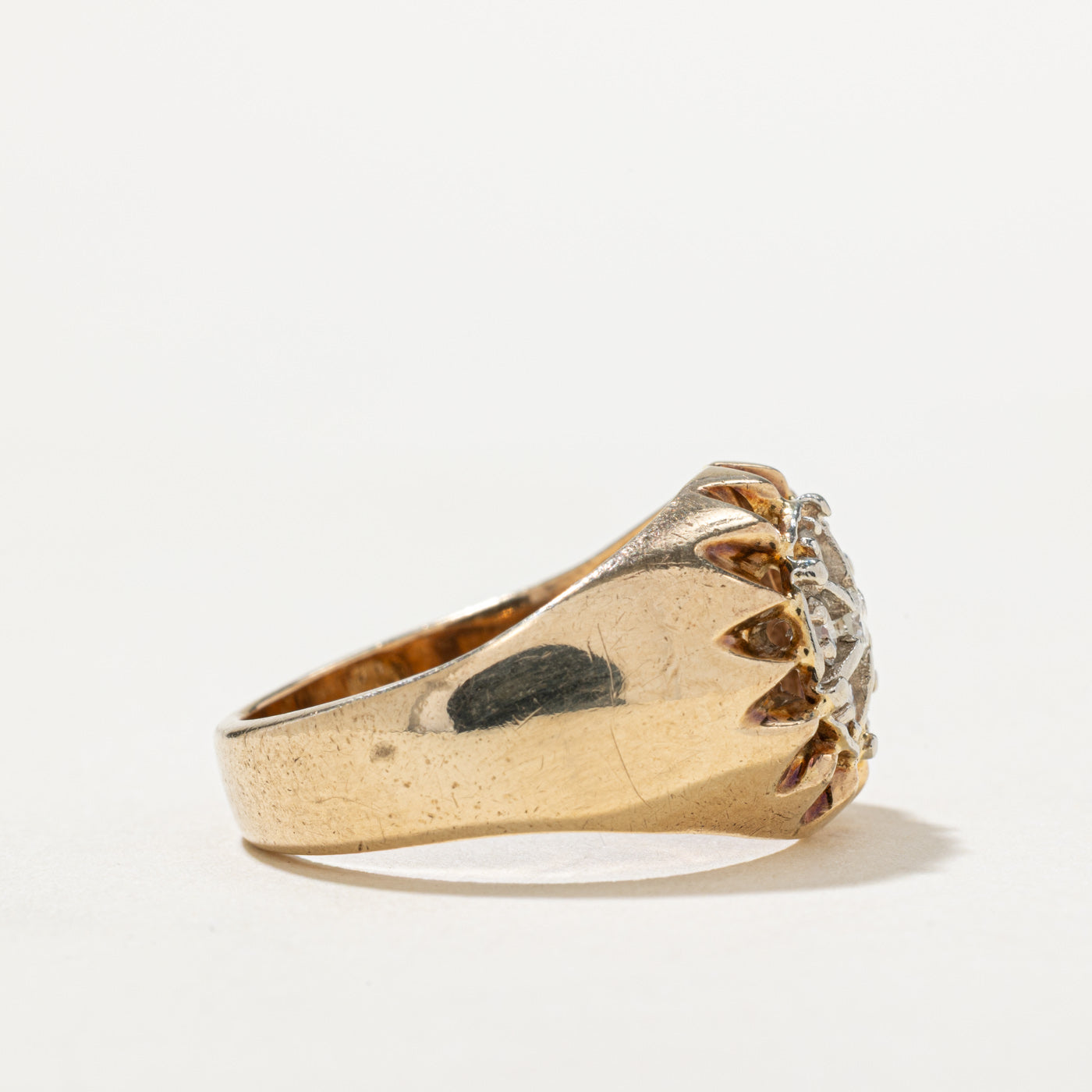 Diamond Cluster Cocktail Ring | 0.31ctw | SZ 6.75
