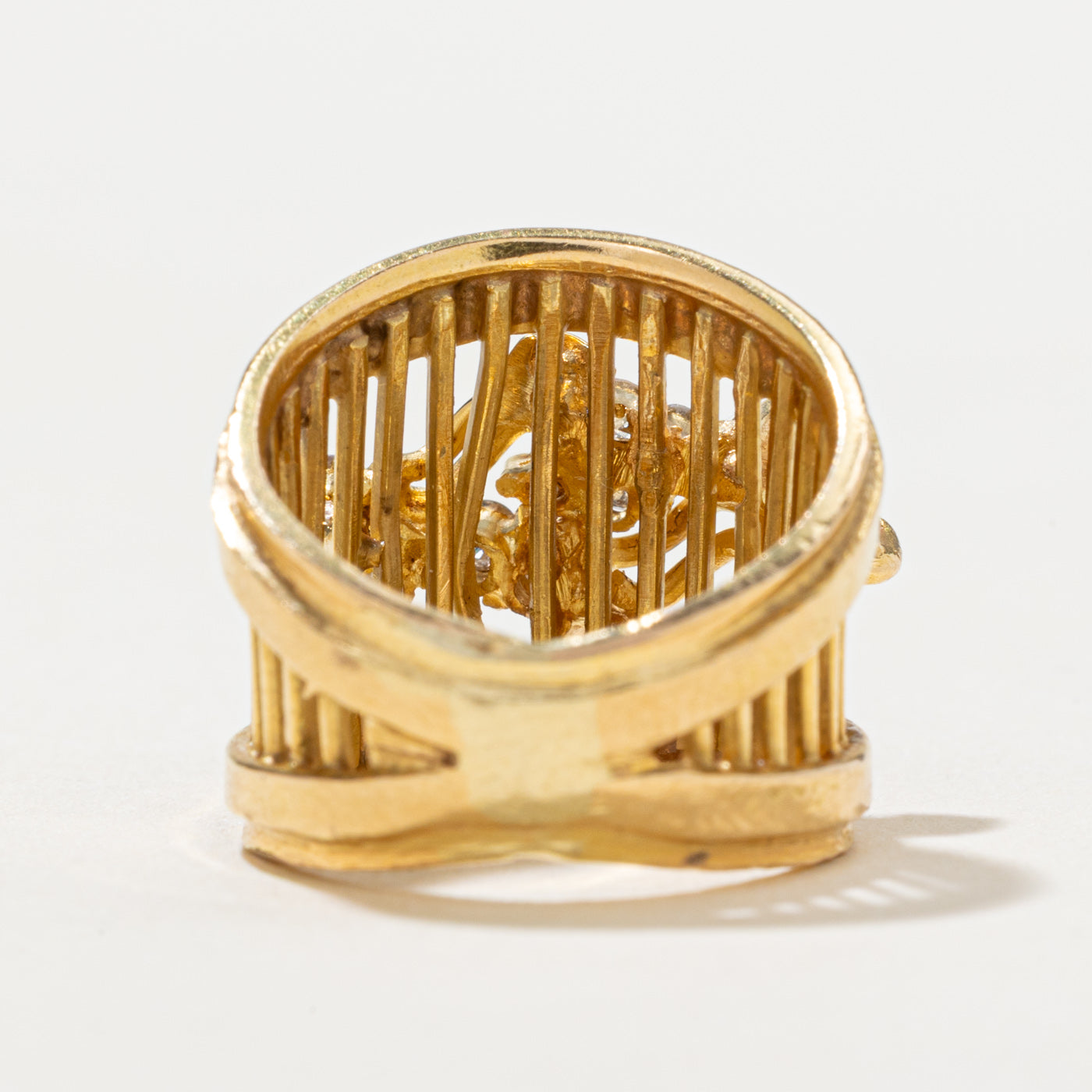 Scattered Diamond Cocktail Ring | 0.20ctw | SZ 2