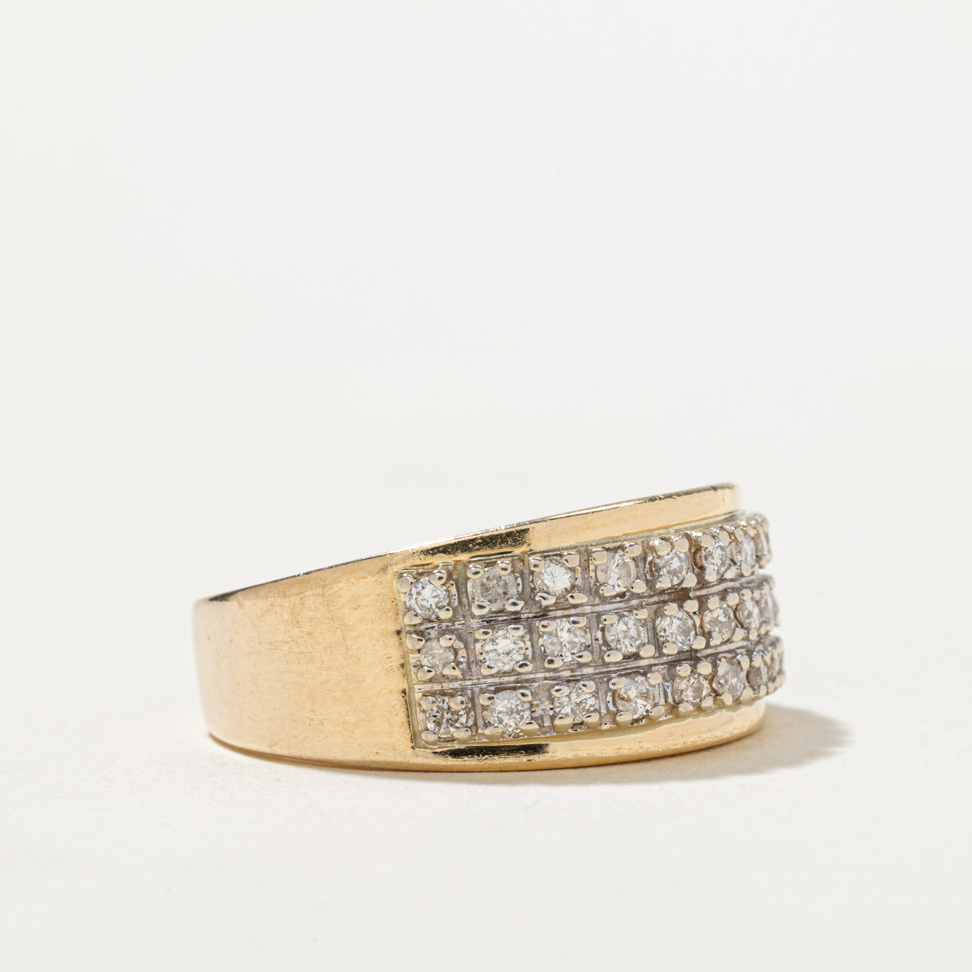 Diamond Grid Band | 0.43ctw | SZ 8.5