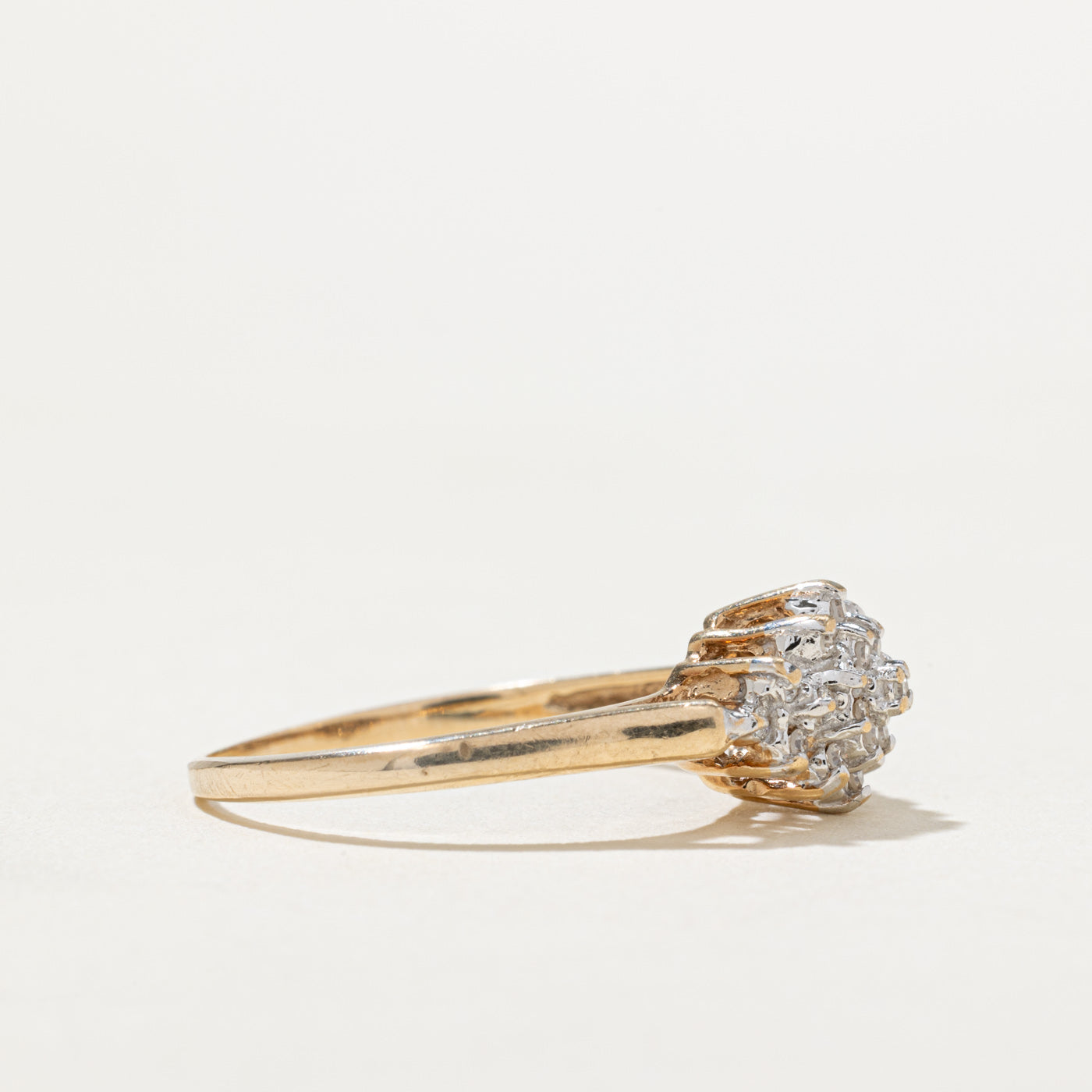 Diamond Cluster Ring | 0.12ctw | SZ 6.5