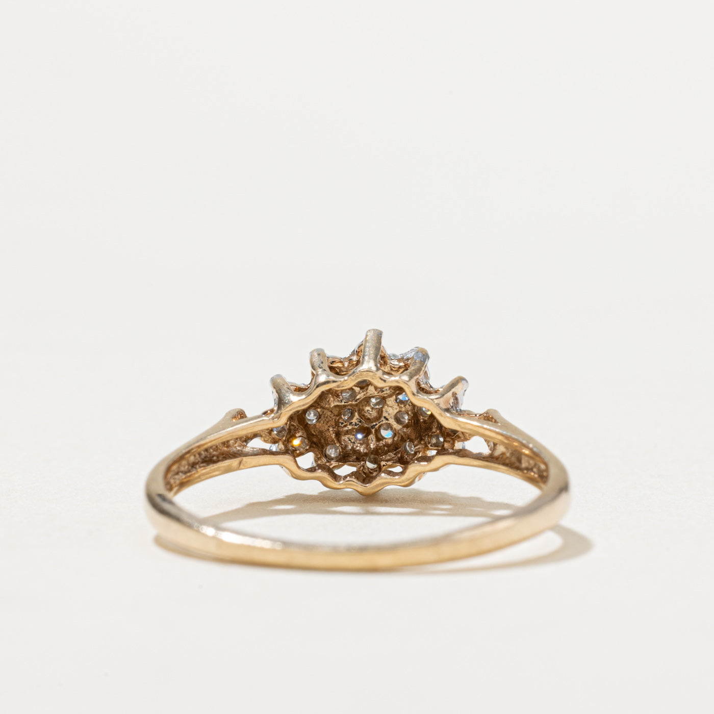 Diamond Cluster Ring | 0.12ctw | SZ 6.5