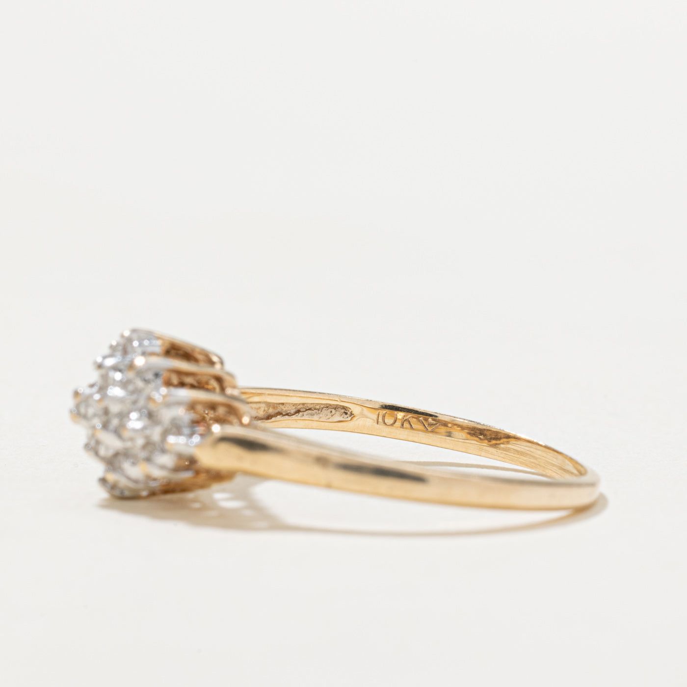 Diamond Cluster Ring | 0.12ctw | SZ 6.5
