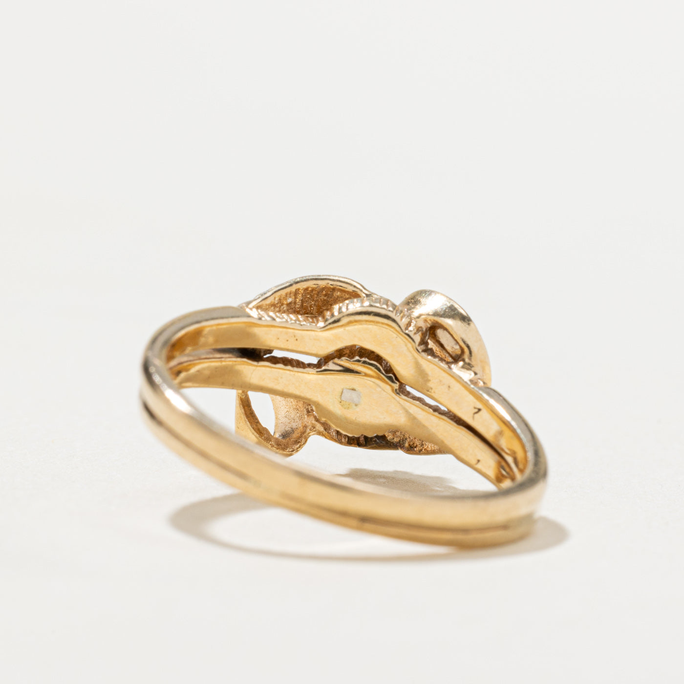 Diamond Textured Abstract Ring | 0.25ct | SZ 5.75