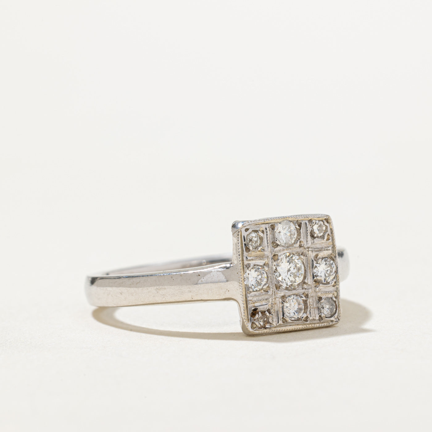 Grid Diamond Ring | 0.30ctw | SZ 9