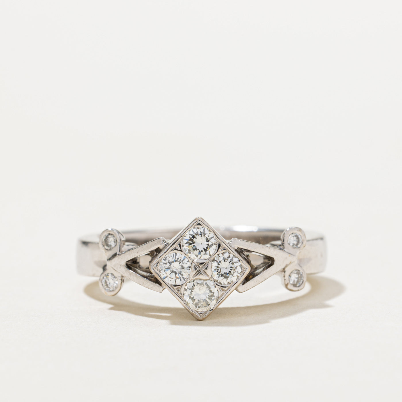 Diamond Cluster Ring | 0.32ctw | SZ 6.25