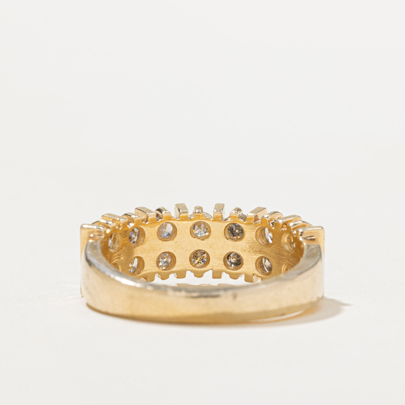 Multi Column Diamond Ring | 0.84ctw | SZ 6.25