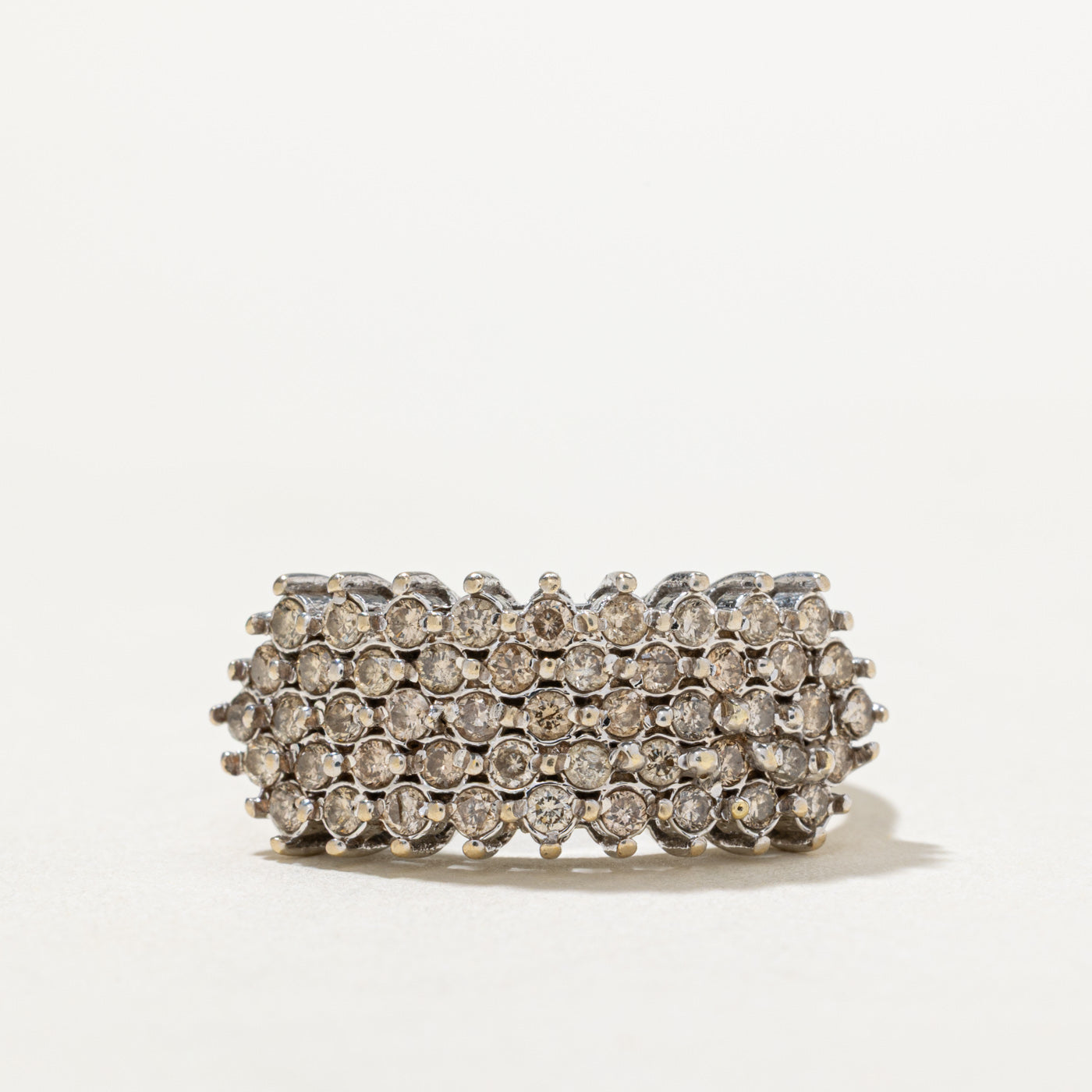 Multi Row Diamond Cluster Ring | 0.70ctw | SZ 7.25