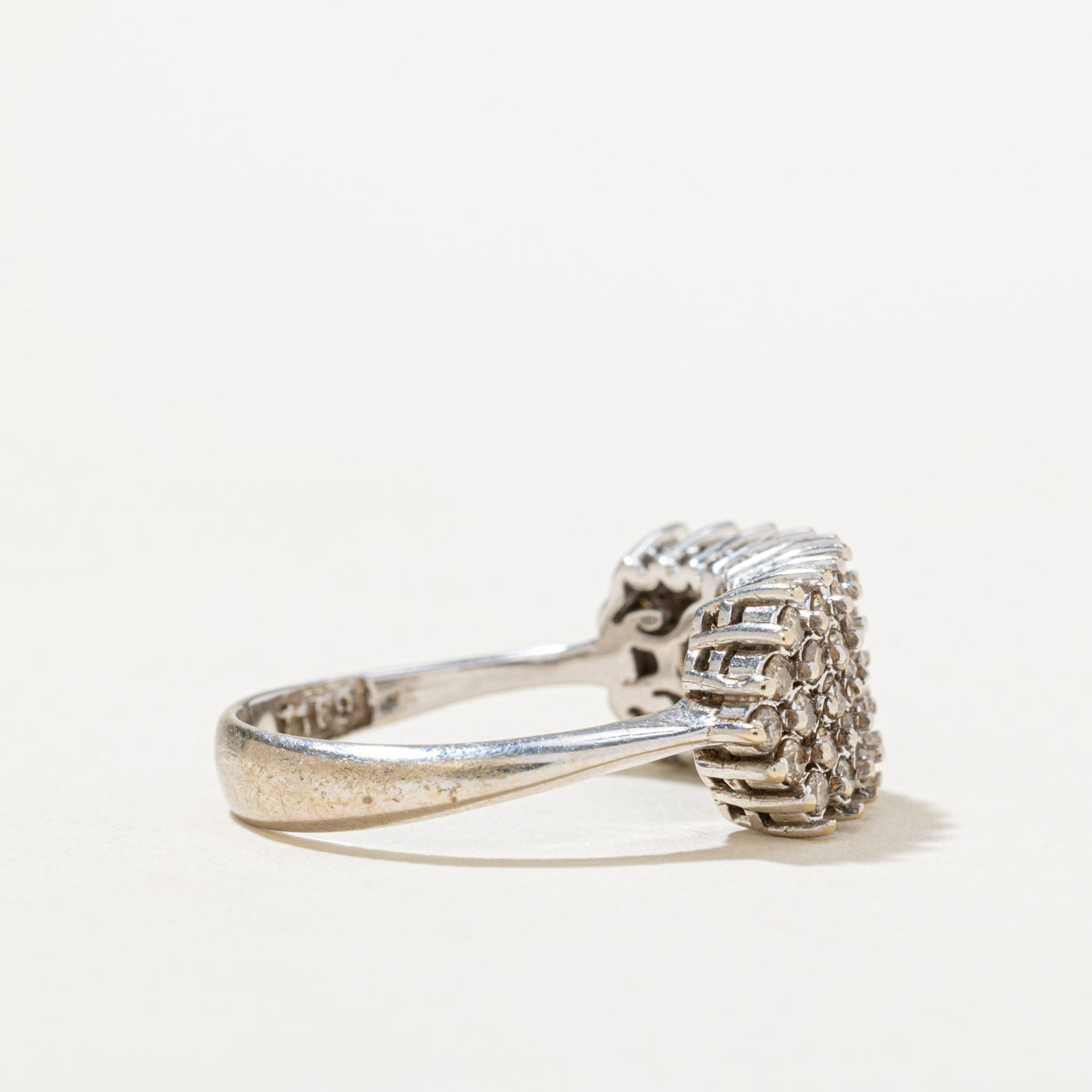 Multi Row Diamond Cluster Ring | 0.70ctw | SZ 7.25